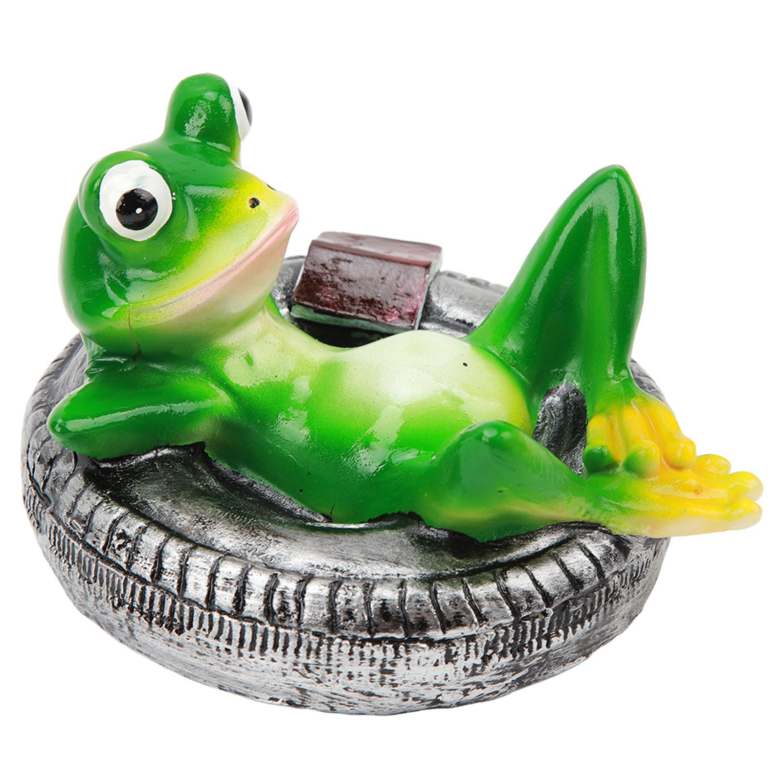 Frog Pond Ornaments Resin Colorfast Easy Float Water Floating Frog Garden view 10