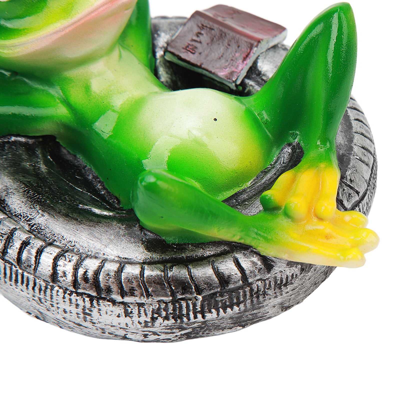 Frog Pond Ornaments Resin Colorfast Easy Float Water Floating Frog Garden view 14