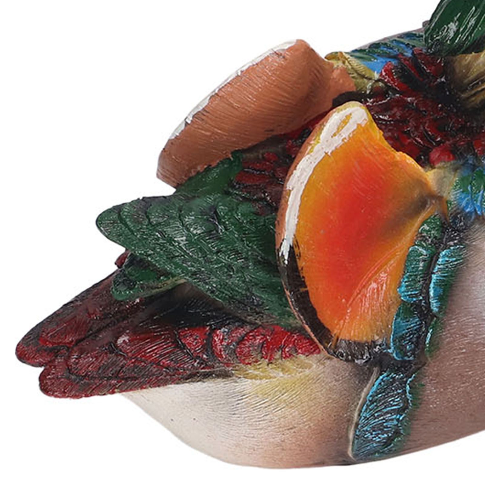 2PCS Floating Mandarin Duck Statue Resin Cute Animal Decor Sculpture Ornament view 14