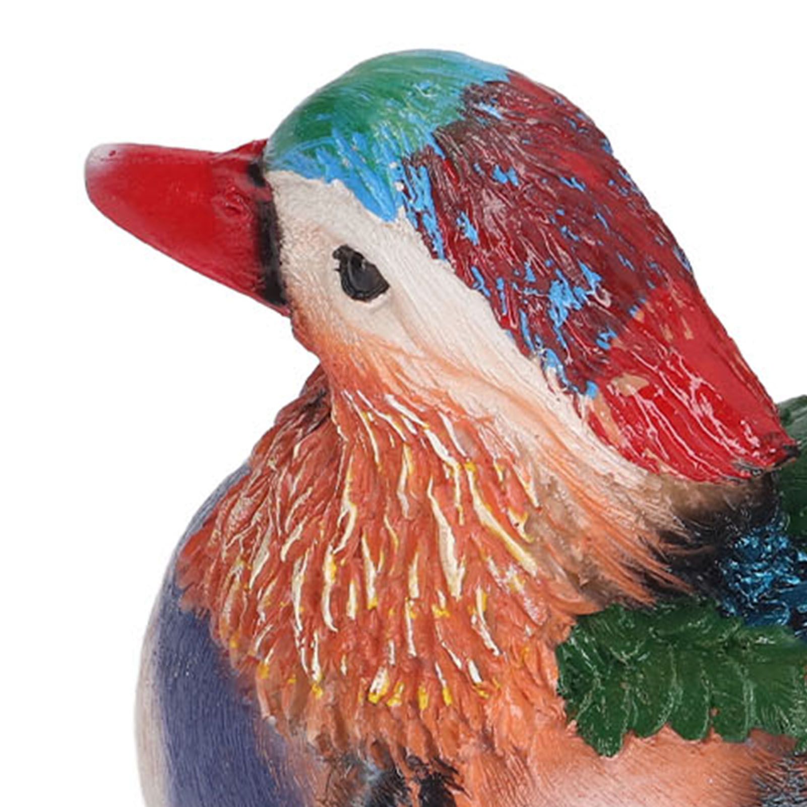 2PCS Floating Mandarin Duck Statue Resin Cute Animal Decor Sculpture Ornament view 14