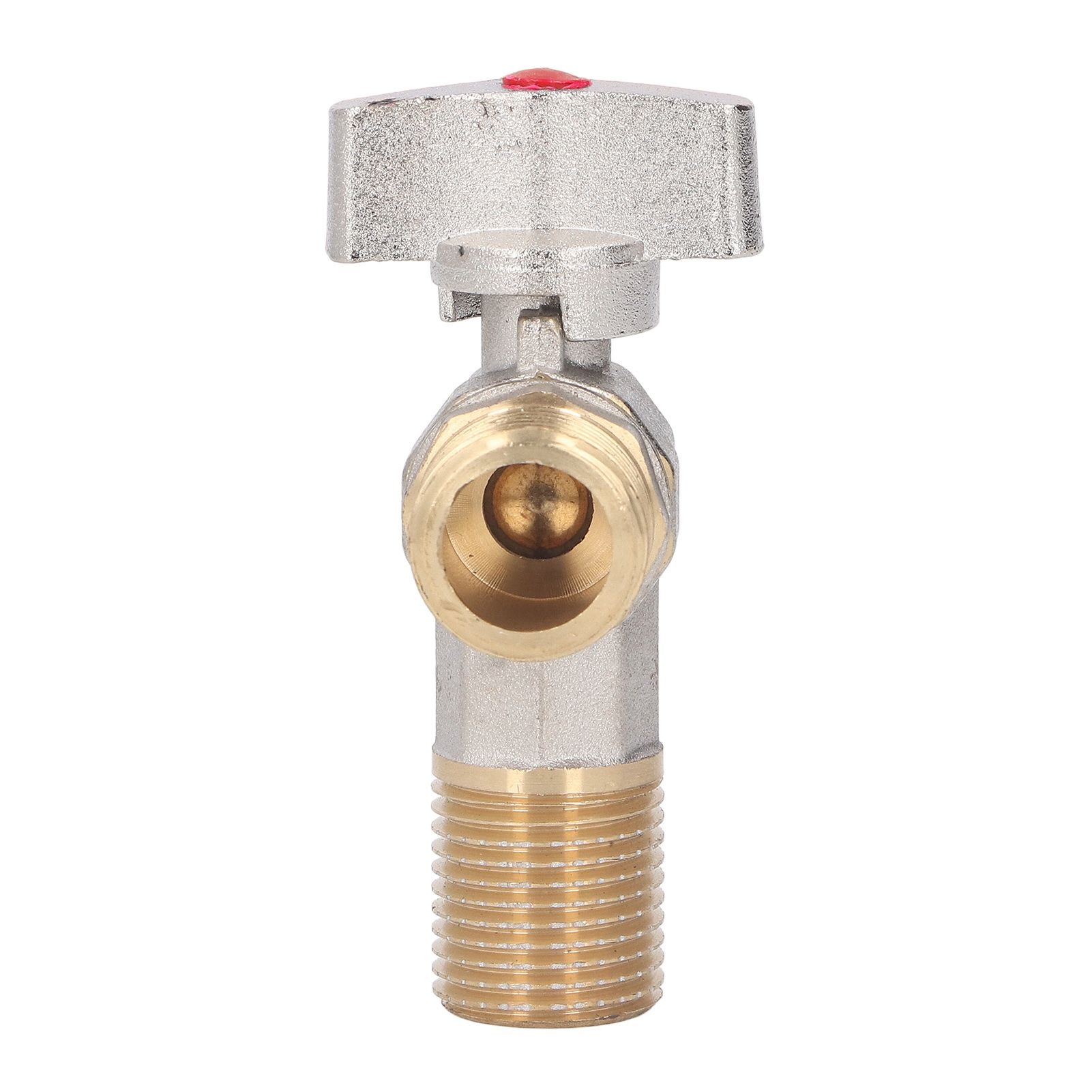 G1/2 Thread Brass Triangle Valve Large Flow Cold Hot Water Angle Stop Valve view 9