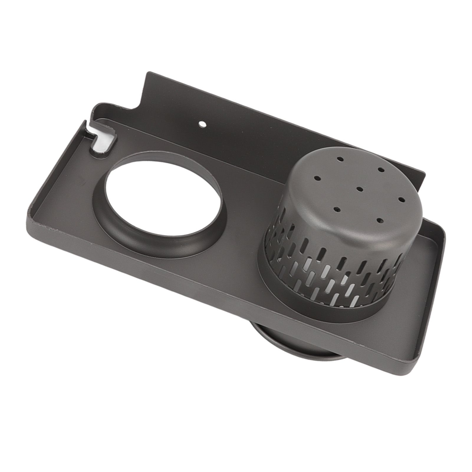 Hair Blow Dryer Holder Organizer Wall Mounted Aluminum Alloy for Bathroom Indoor view 9