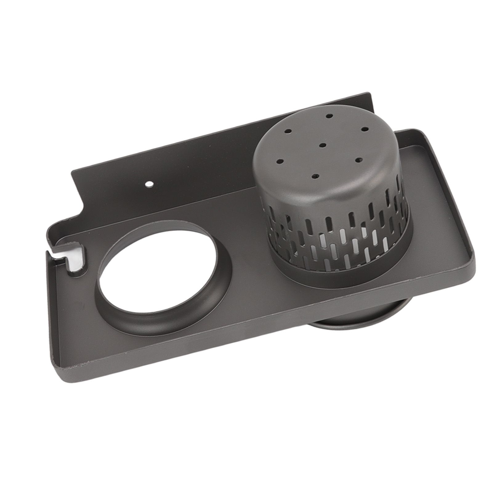 Hair Blow Dryer Holder Organizer Wall Mounted Aluminum Alloy for Bathroom Indoor view 10
