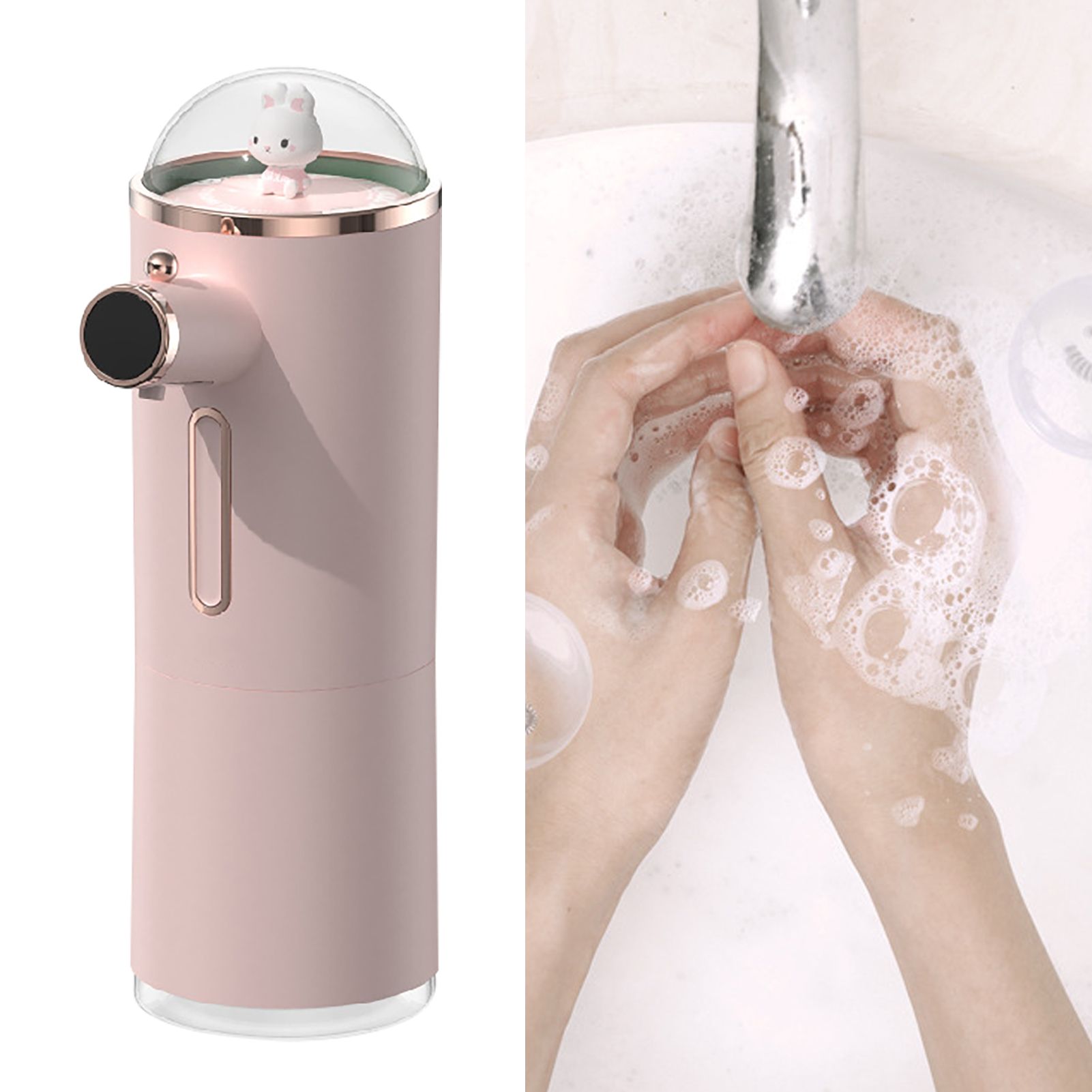 Automatic Foam Soap Dispenser Cute Intelligent Infrared Sensor Waterproof view 6
