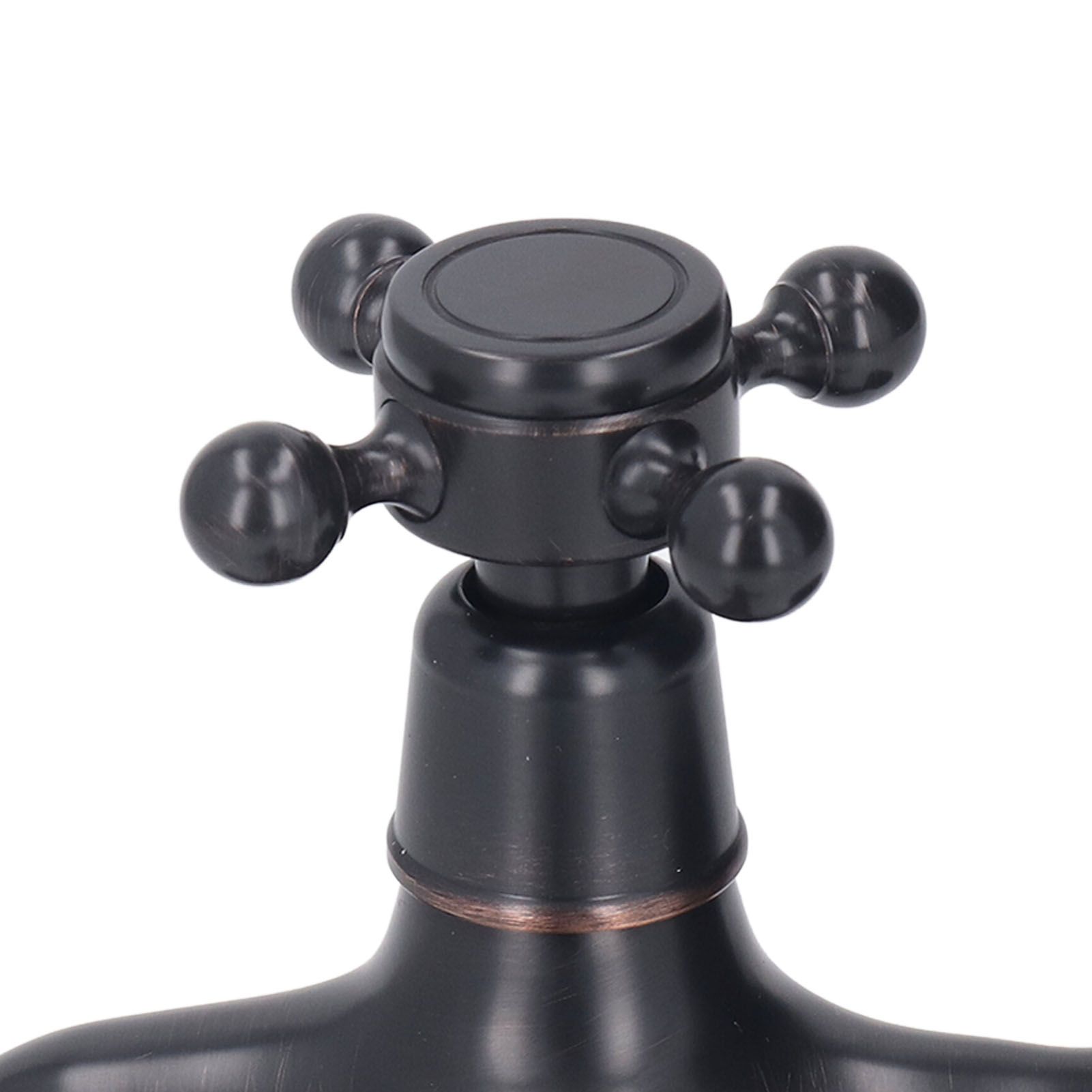 All Copper Wall Mount Faucet European Retro Cold Hot Faucet Home Toilet Basin Tap view 13