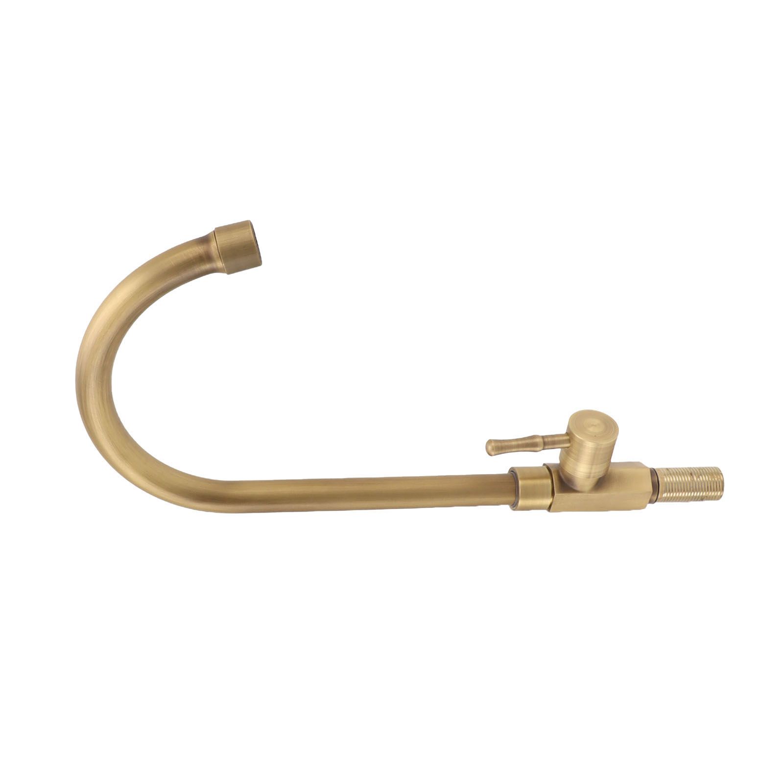 Antique Brass Bathroom Sink Faucet Single Handle Vanity Tap Splash Proof view 10