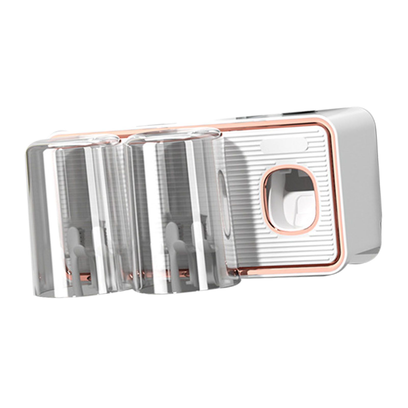 Toothbrush Shelf Drilling Free Toothbrush Holder Rack with Automatic view 2