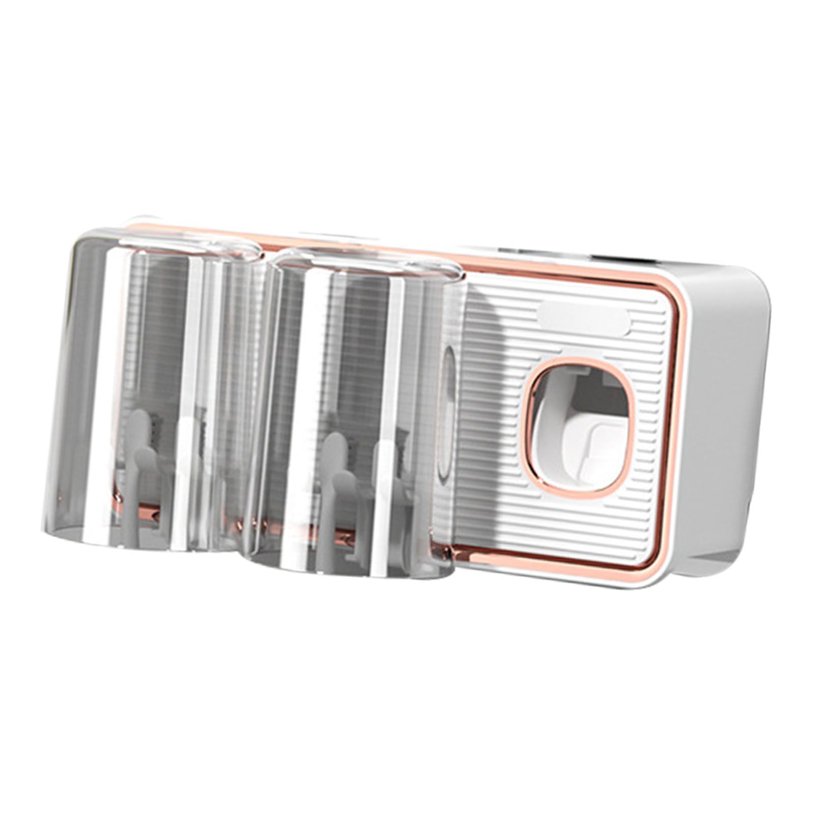 Toothbrush Shelf Drilling Free Toothbrush Holder Rack with Automatic view 3