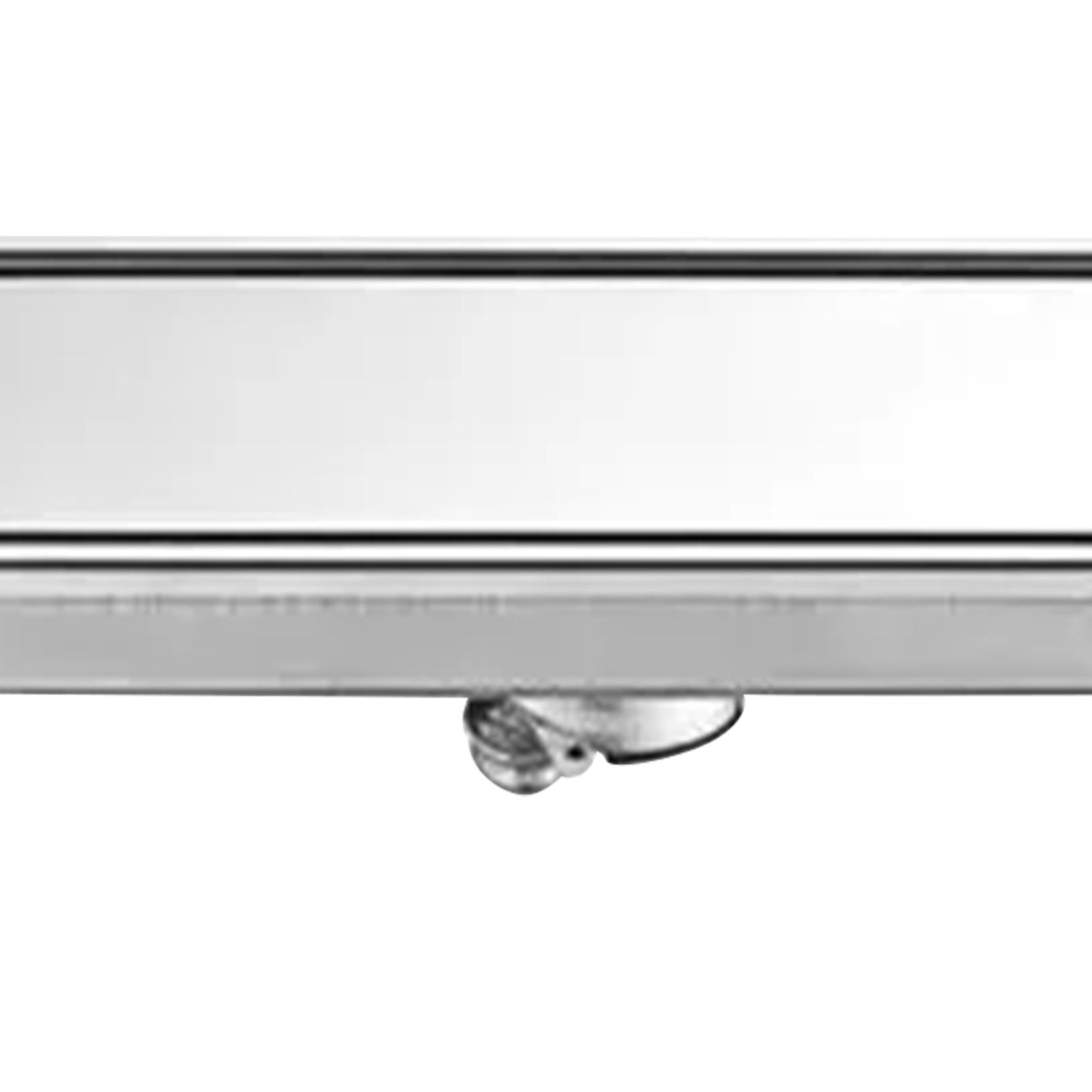 Linear Floor Drain Rectangular Prevent Clogging 304 Stainless Steel Long view 8