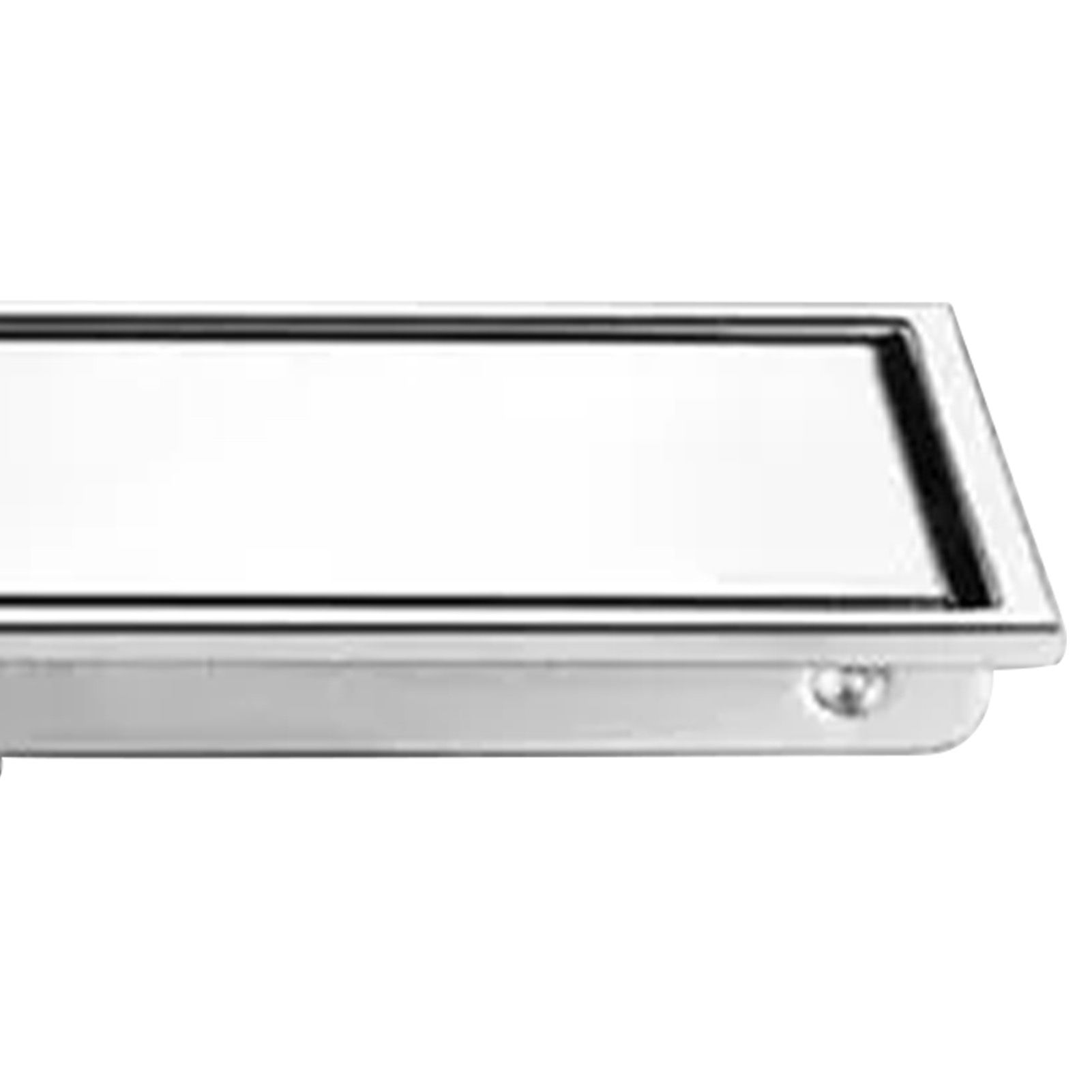 Linear Floor Drain Rectangular Prevent Clogging 304 Stainless Steel Long view 9