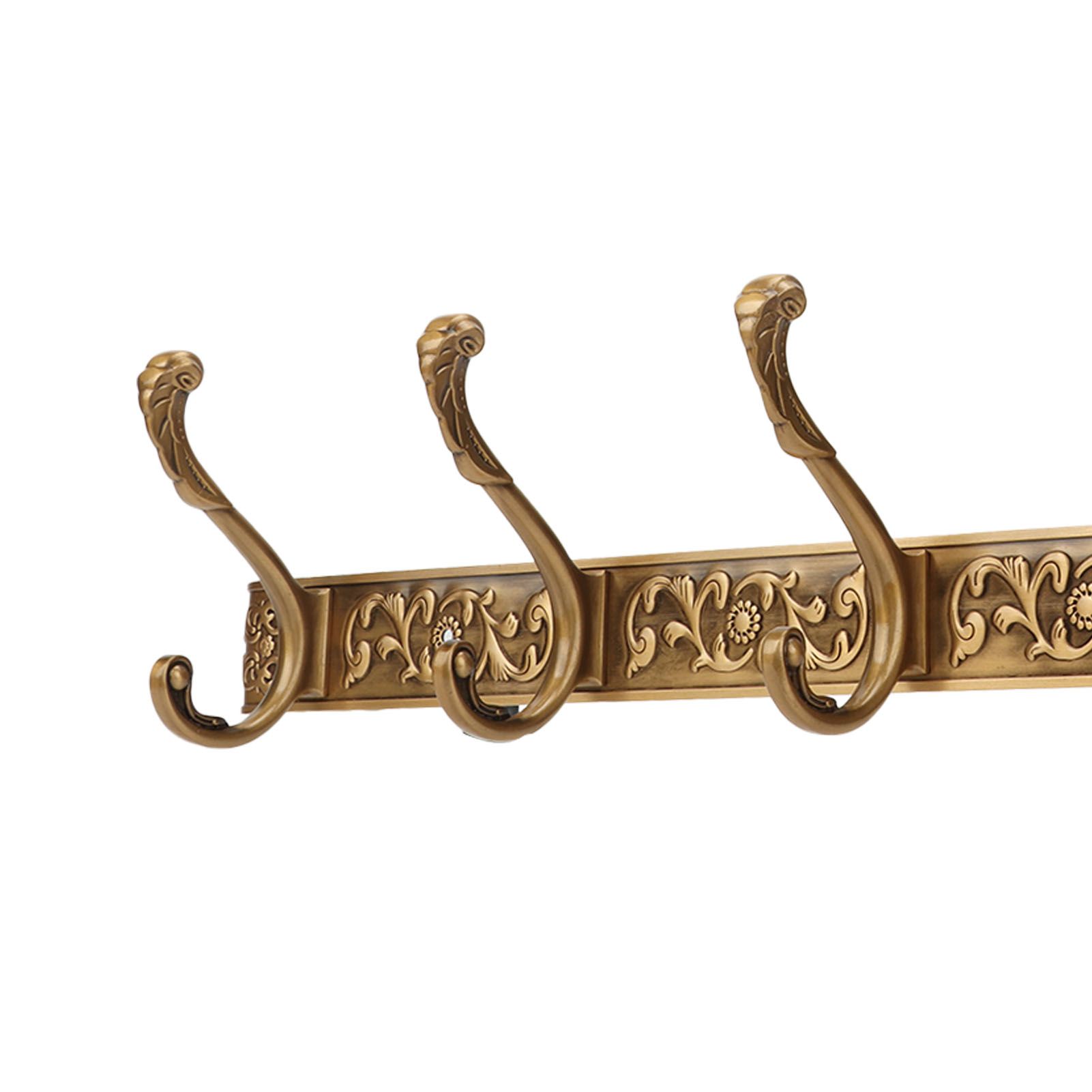 Rail Wall Hook Behind Door Mounted for Coat Hat Clothes Hanging Vintage Space view 15