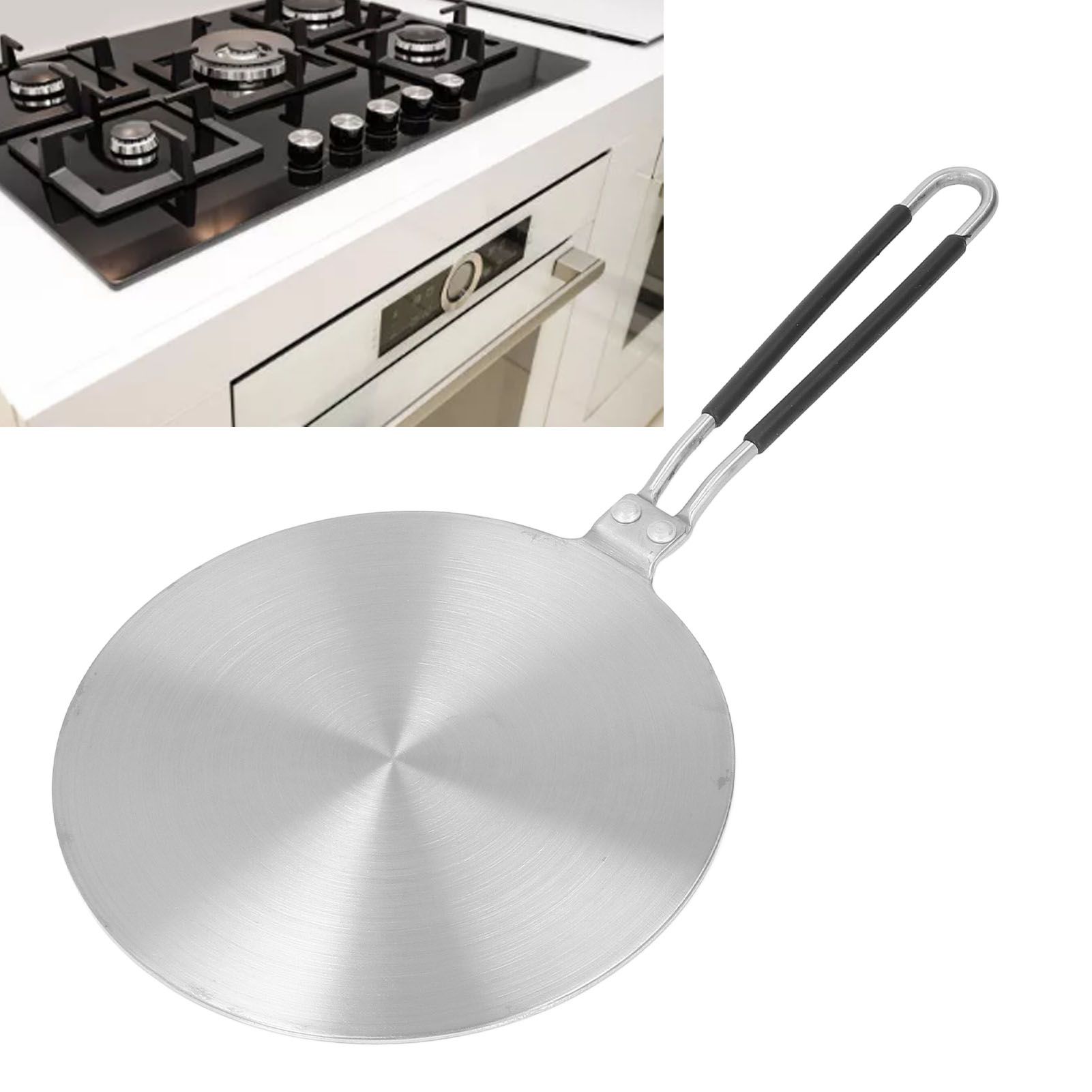 Stainless Steel Gas Electric Stovetop Heat Diffuser Ring Plate Induction view 12
