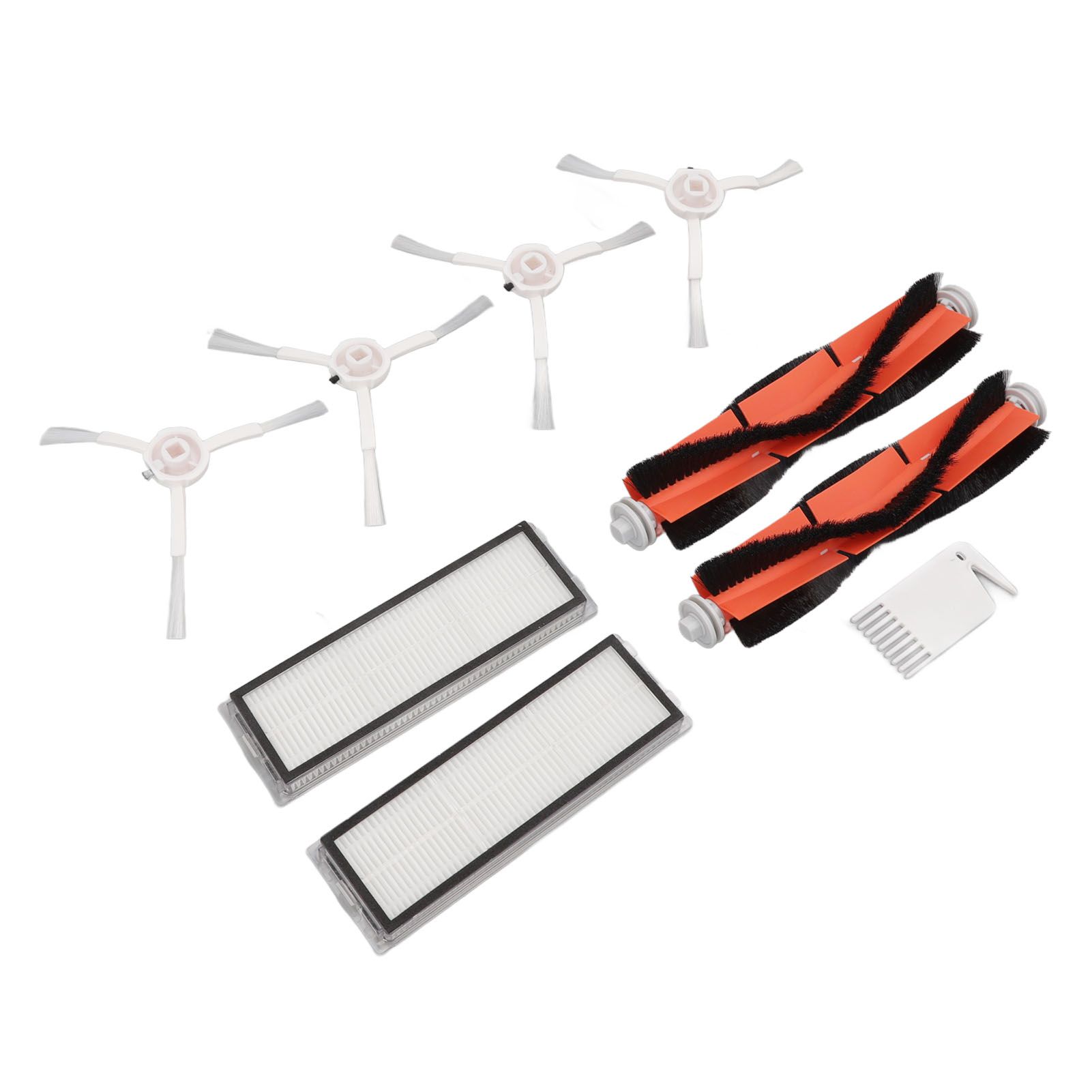 Brush Filters White Flat Comb Kit for Mijia 1C for F9 for Mi Robot Vacuum Mop view 4