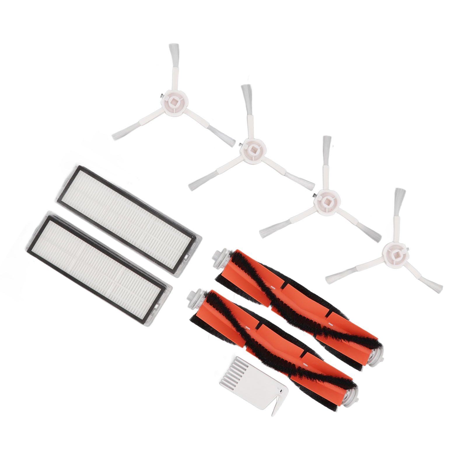 Brush Filters White Flat Comb Kit for Mijia 1C for F9 for Mi Robot Vacuum Mop view 7