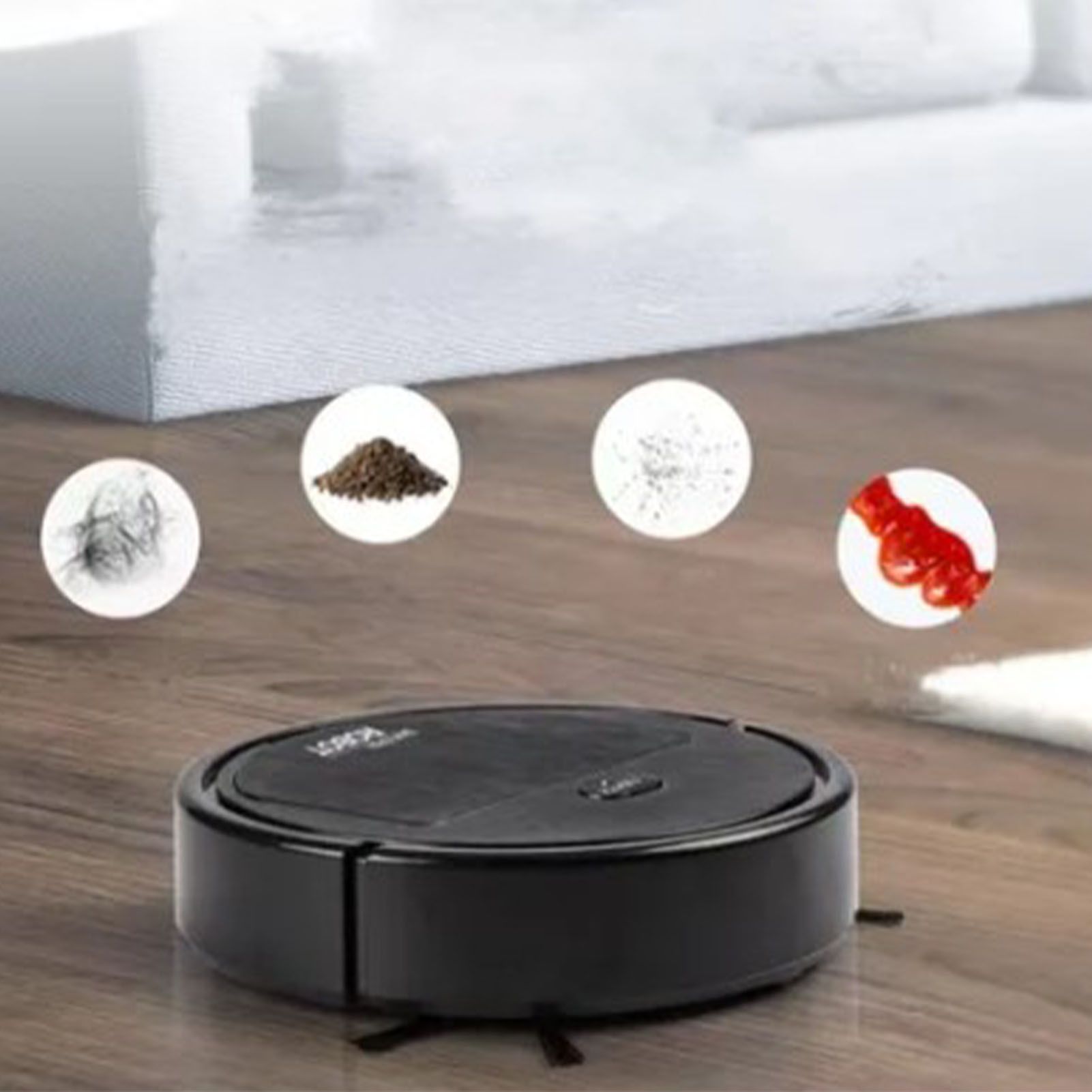 Automatic Vacuum Cleaner Low Noise Rechargeable 3 in 1 Intelligent Sweeping view 5