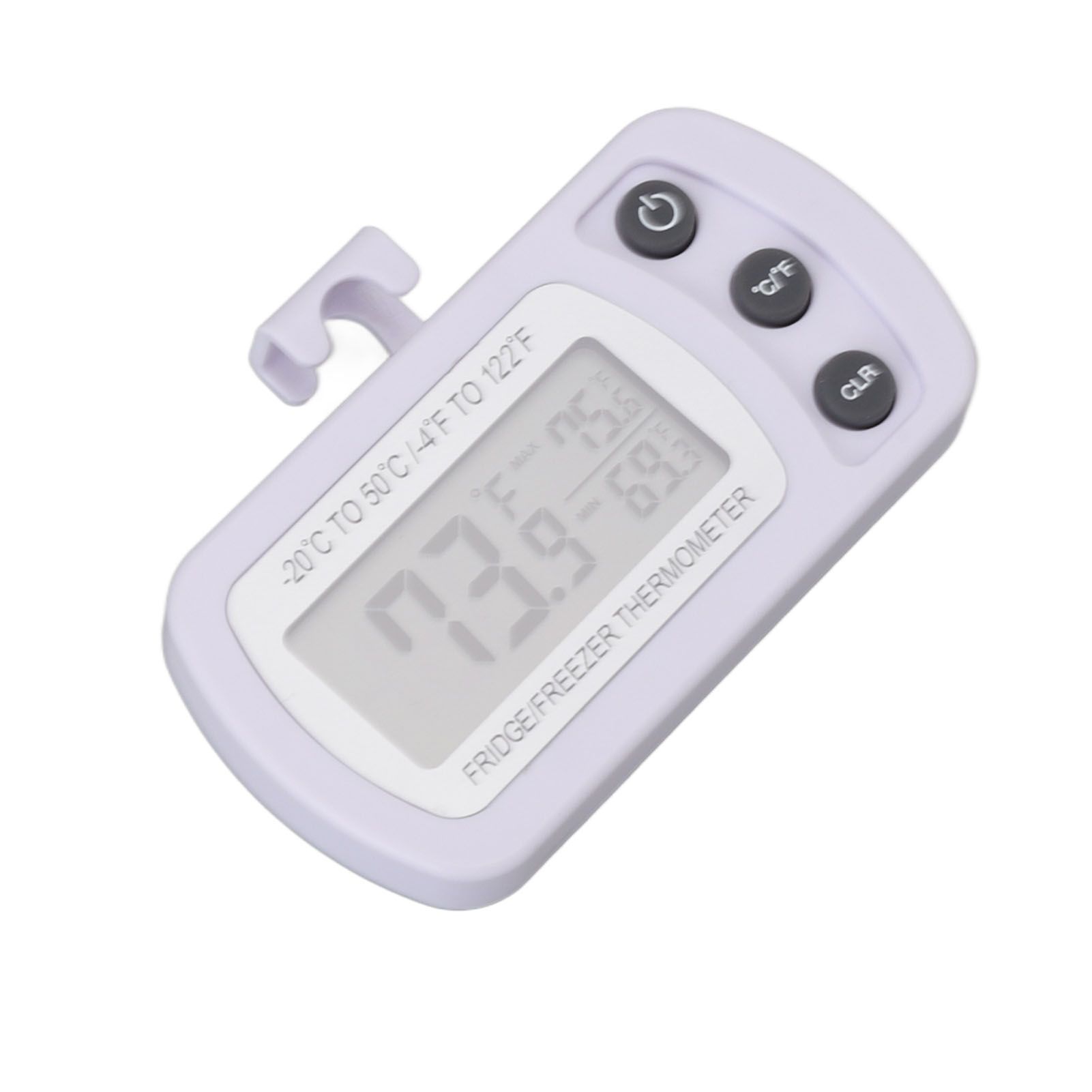 Refrigerator Thermometer Memory Function ABS Body White °C °F Switched Small view 4