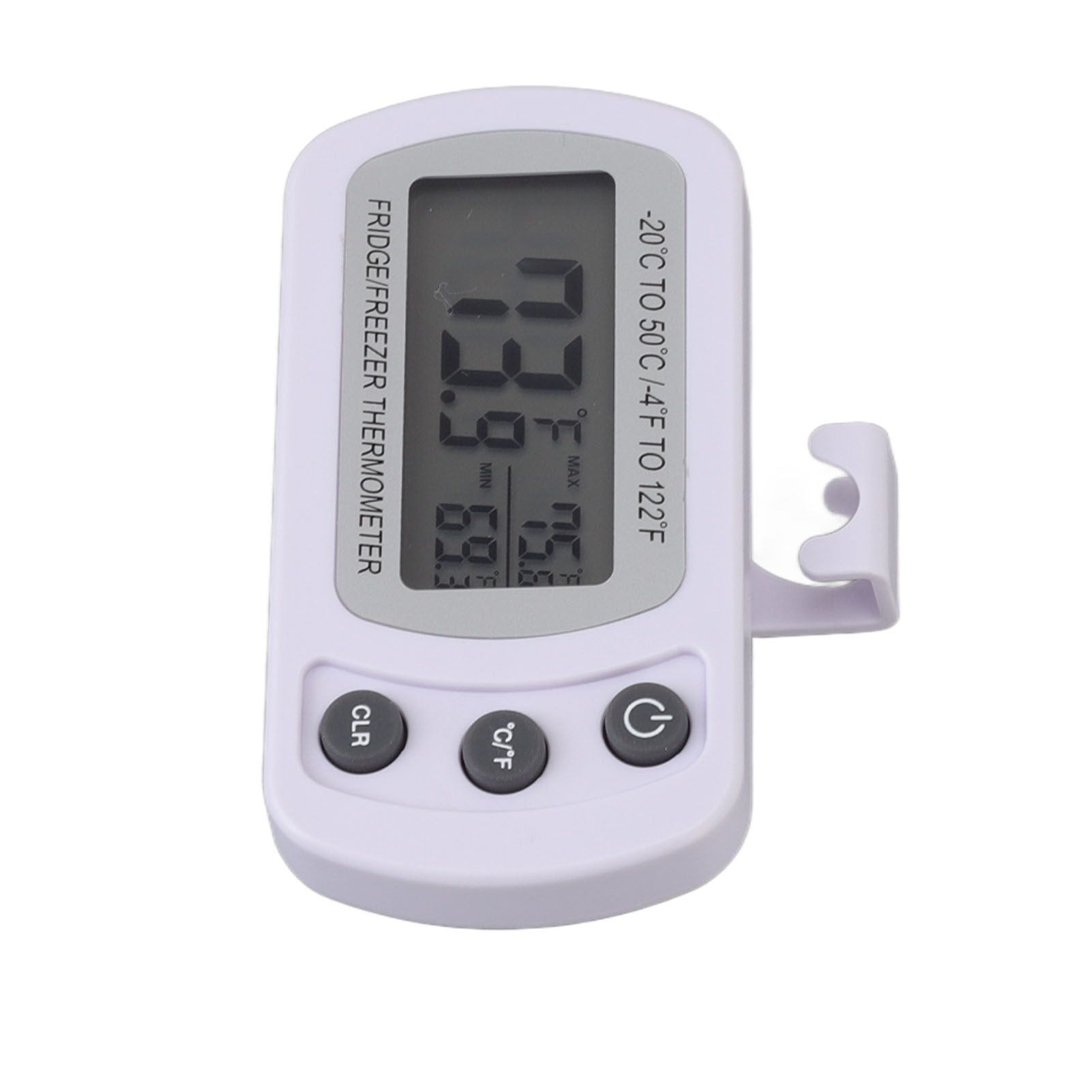 Refrigerator Thermometer Memory Function ABS Body White °C °F Switched Small view 5