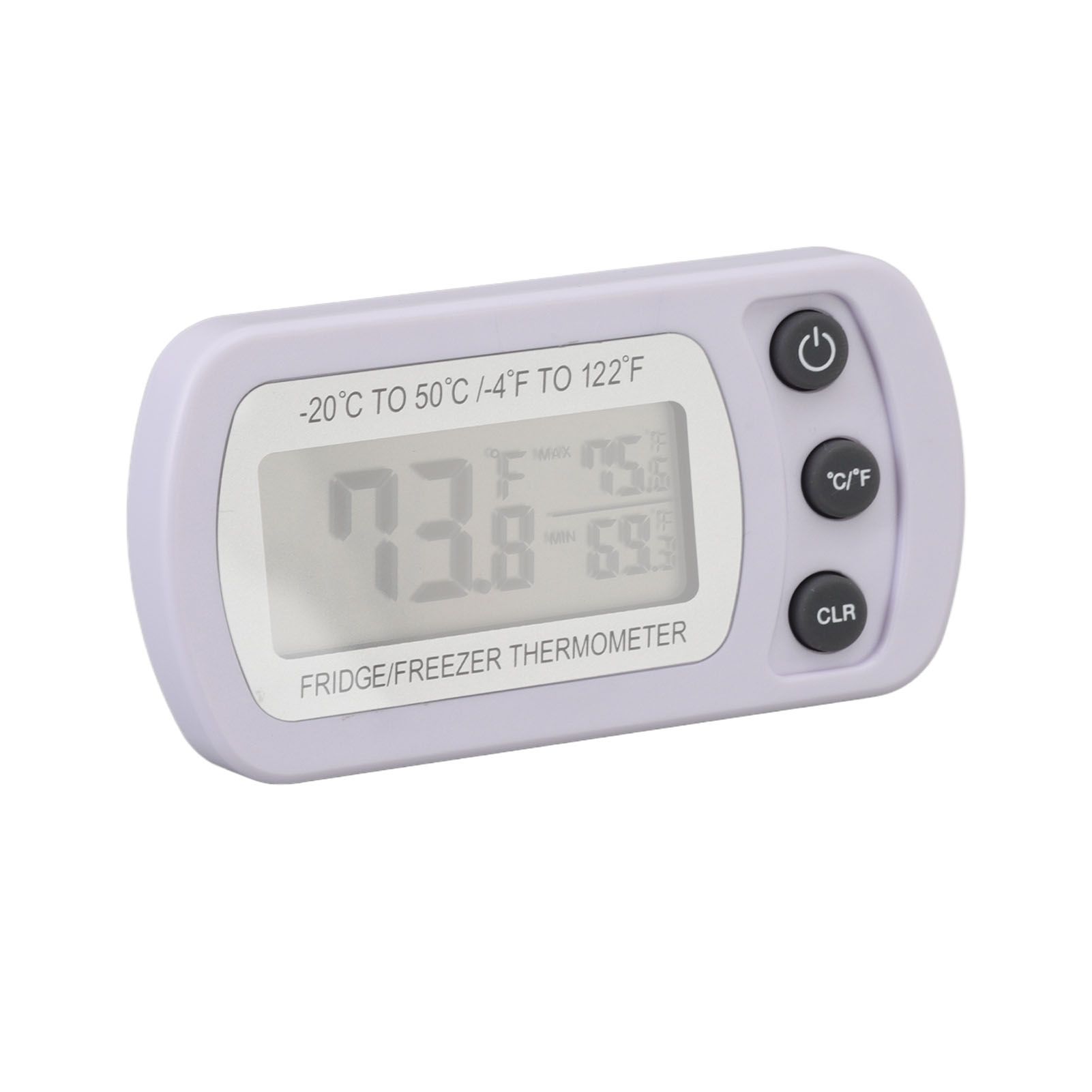 Refrigerator Thermometer Memory Function ABS Body White °C °F Switched Small view 7