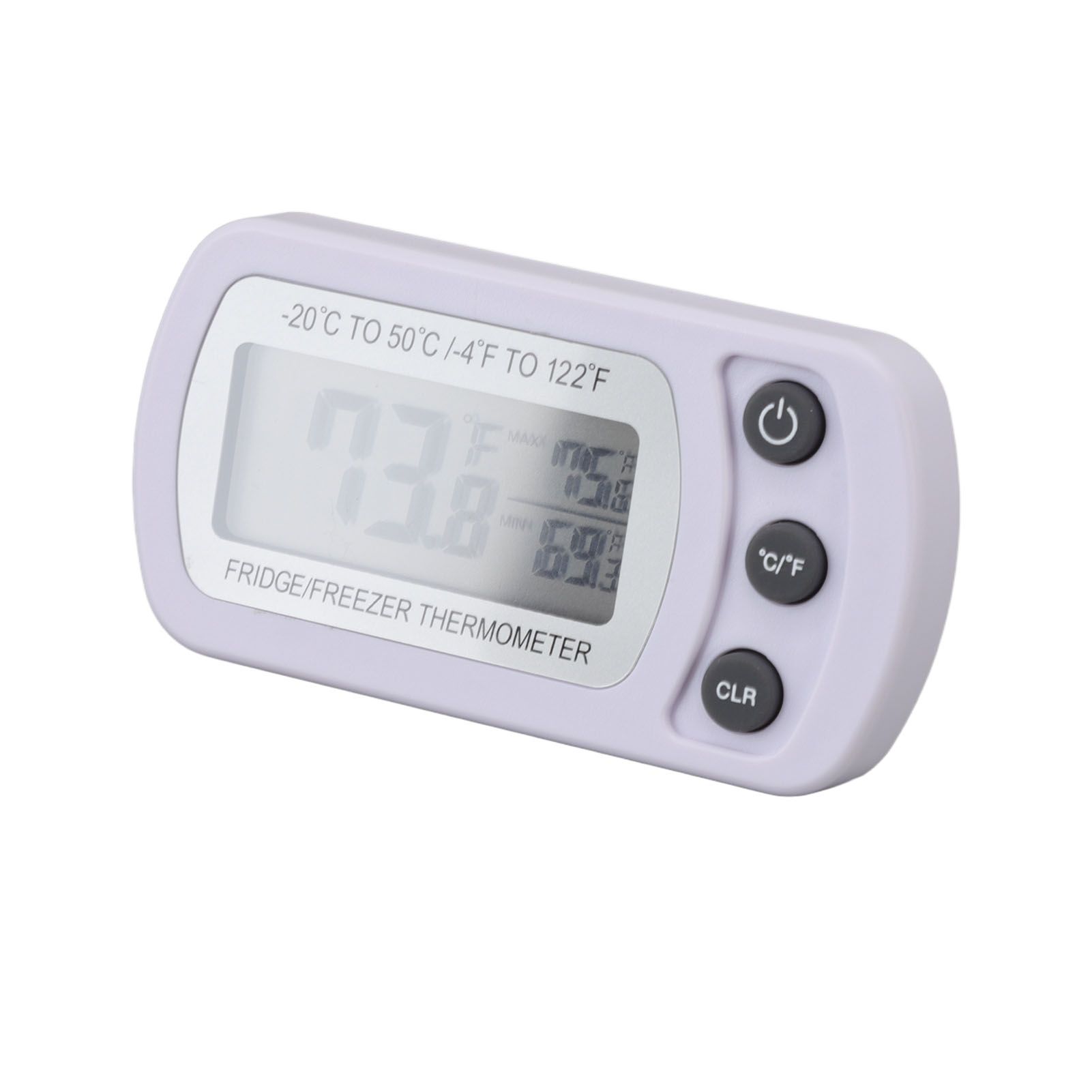 Refrigerator Thermometer Memory Function ABS Body White °C °F Switched Small view 8