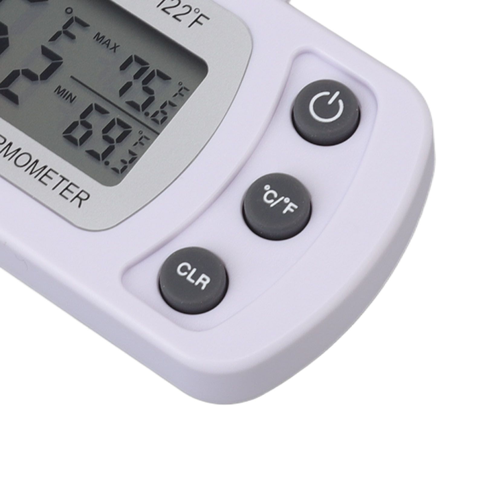 Refrigerator Thermometer Memory Function ABS Body White °C °F Switched Small view 13