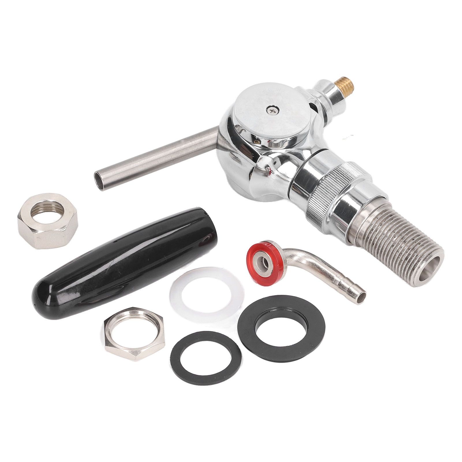 Beer Keg Tap Stainless Steel Spheroidal Flow Rate Control Beer Tap Faucet for