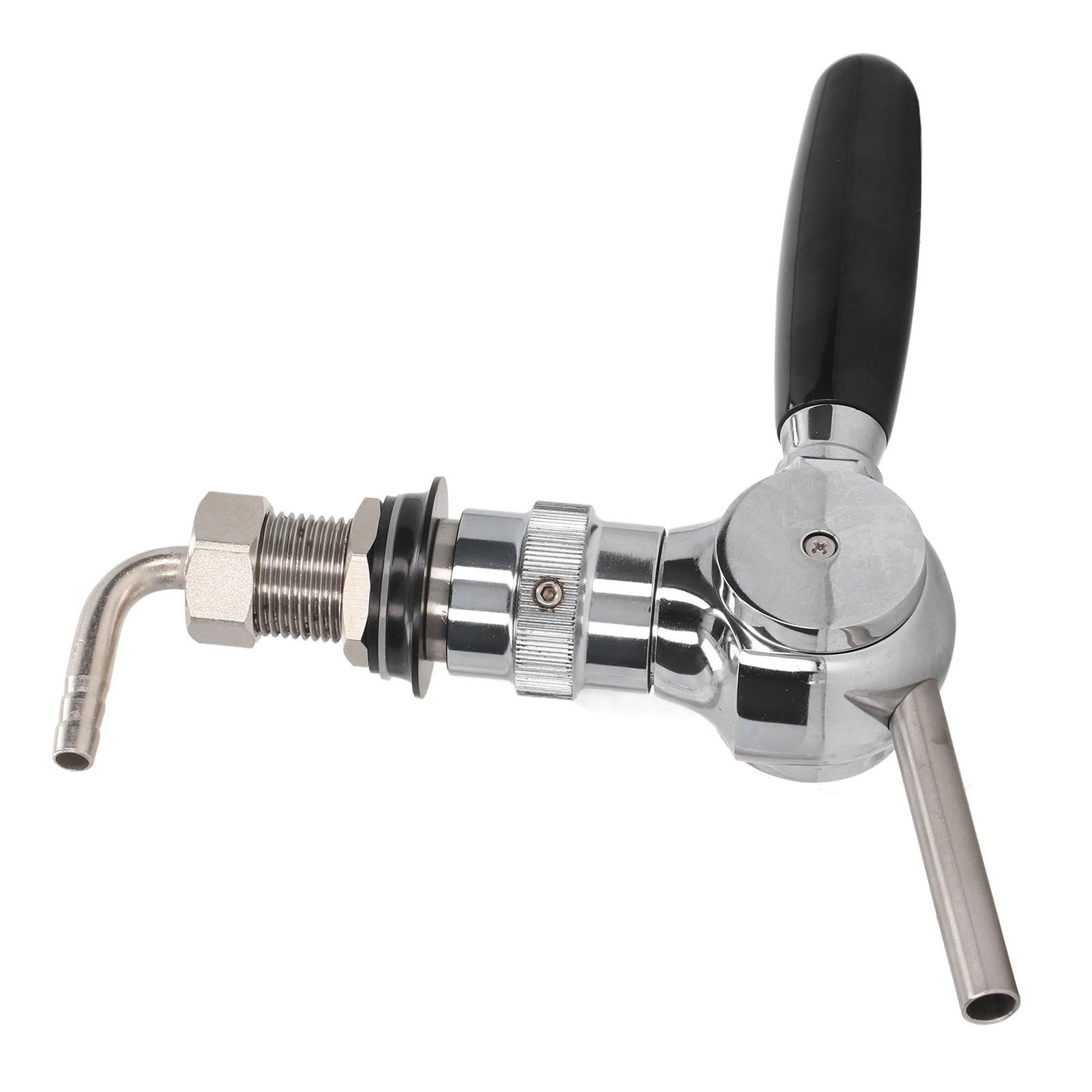 Beer Keg Tap Stainless Steel Spheroidal Flow Rate Control Beer Tap Faucet for view 3