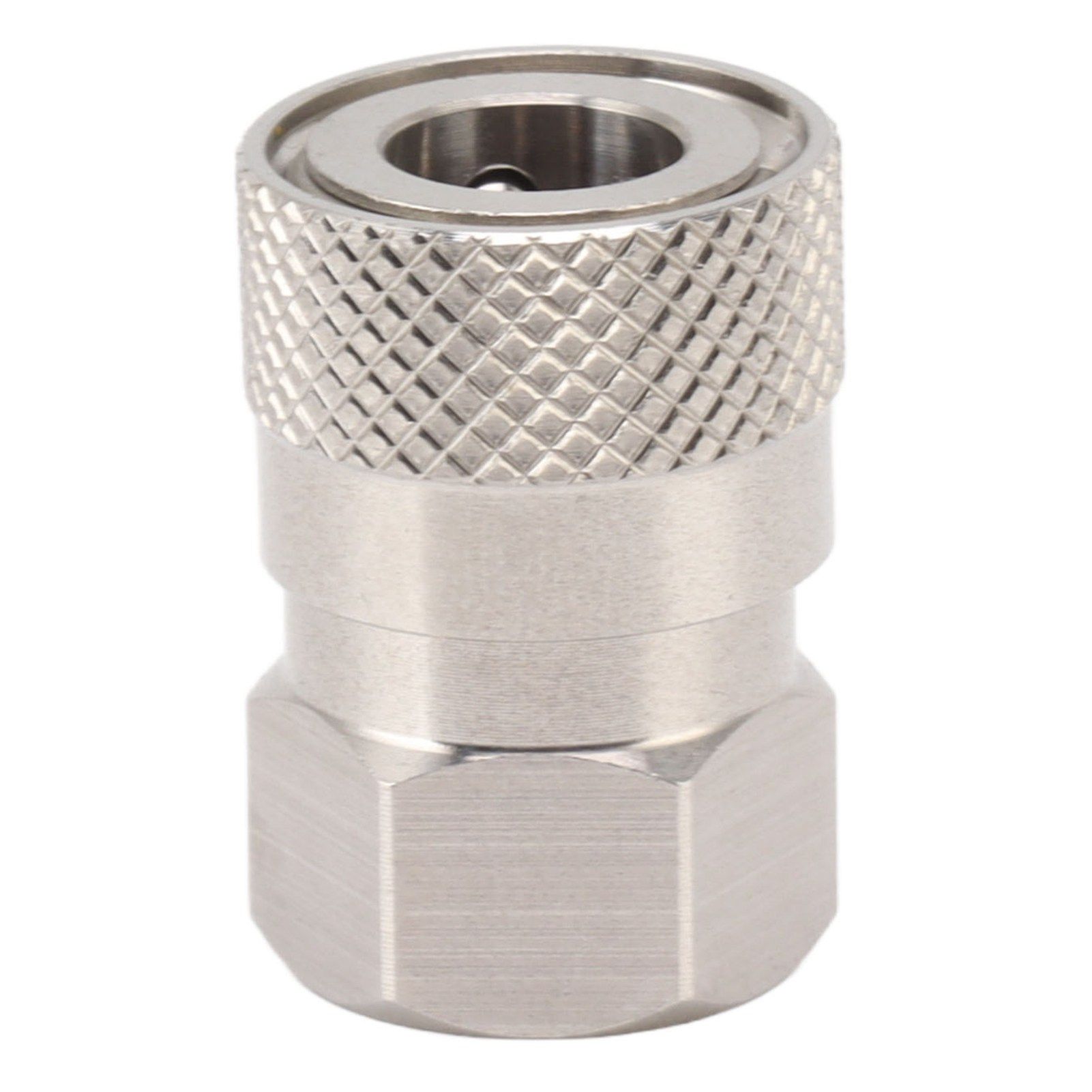 CO2 Refill Connector 304 Stainless Steel Gas Filling Adapter 1/8NPT Female