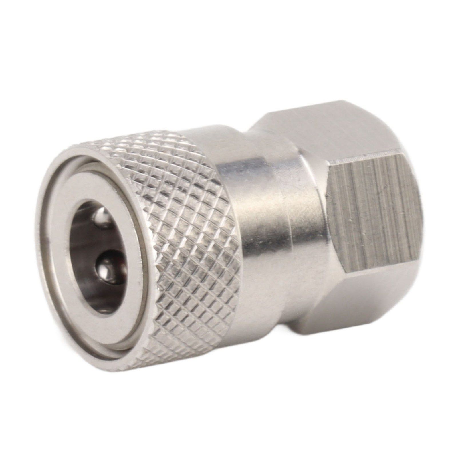 CO2 Refill Connector 304 Stainless Steel Gas Filling Adapter 1/8NPT Female view 5