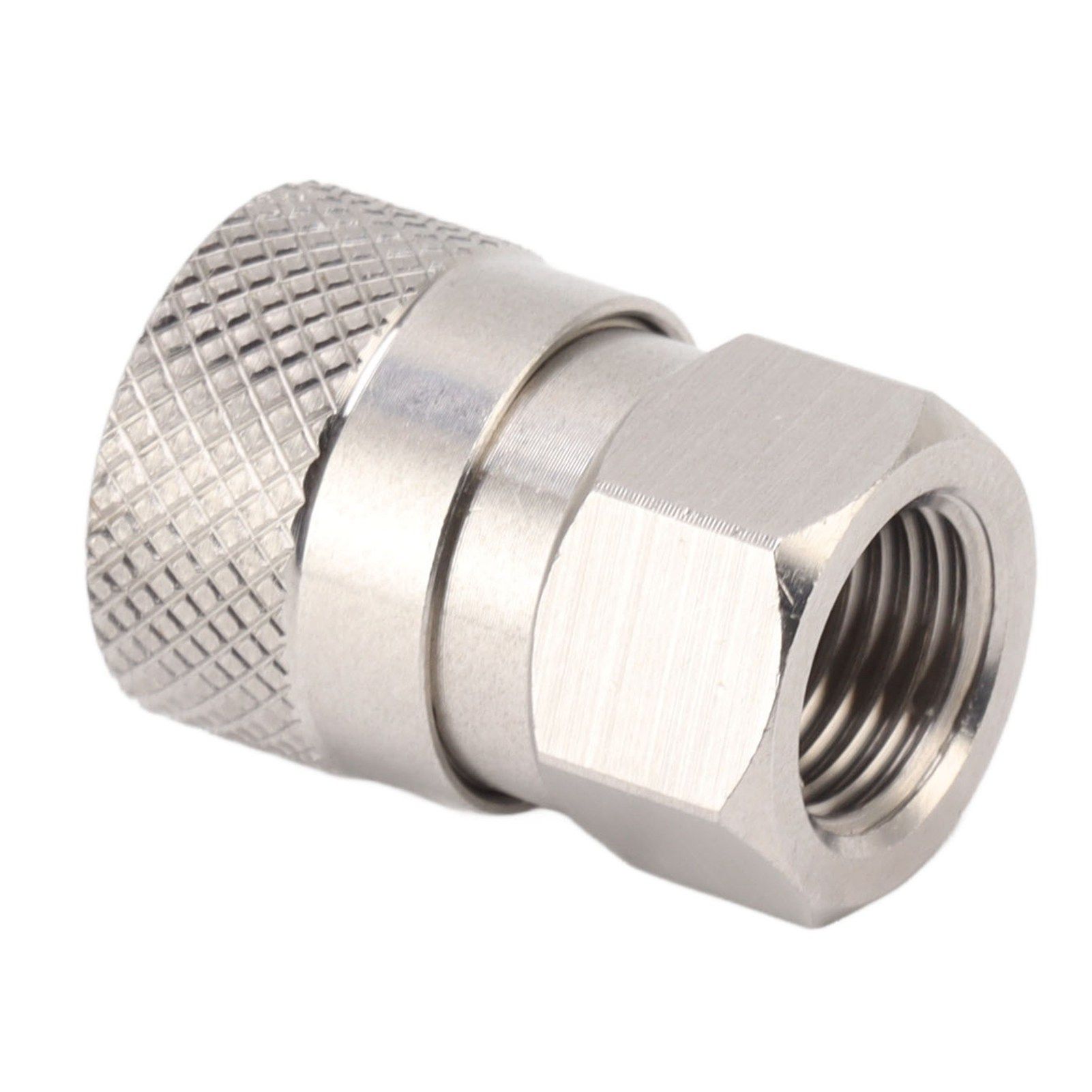 CO2 Refill Connector 304 Stainless Steel Gas Filling Adapter 1/8NPT Female view 6