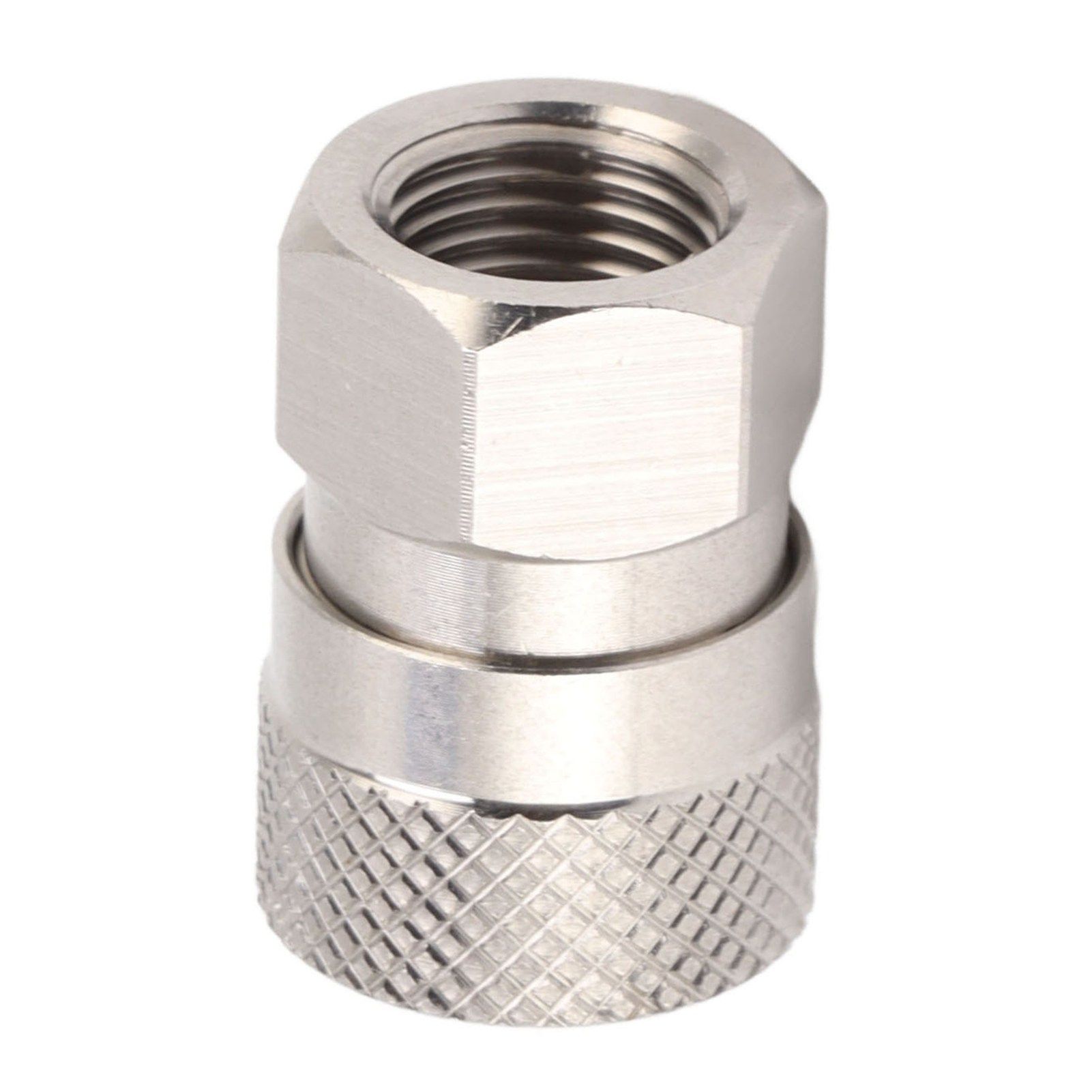 CO2 Refill Connector 304 Stainless Steel Gas Filling Adapter 1/8NPT Female view 8