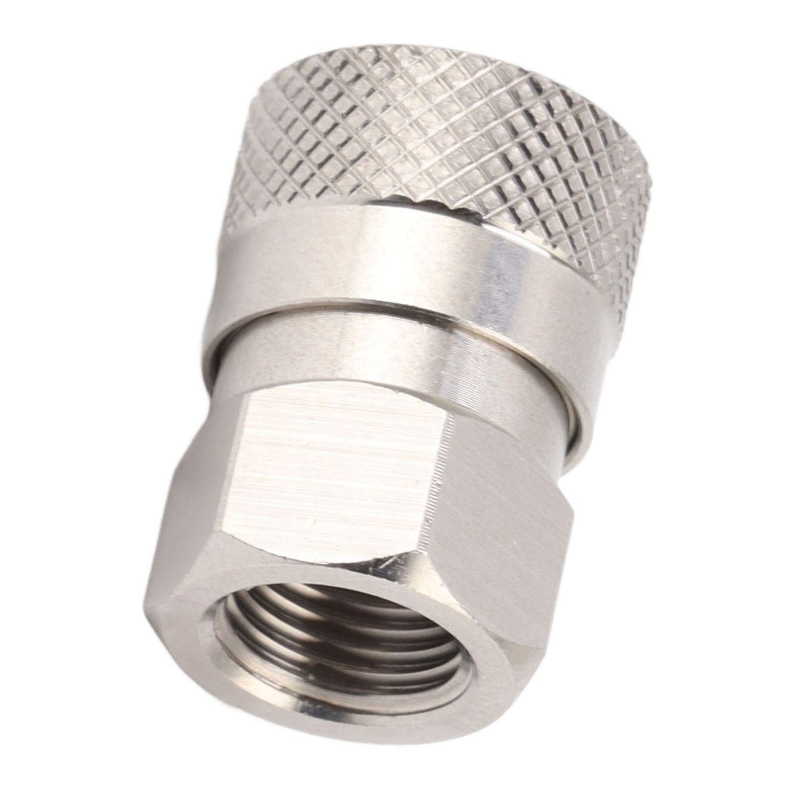 CO2 Refill Connector 304 Stainless Steel Gas Filling Adapter 1/8NPT Female view 10