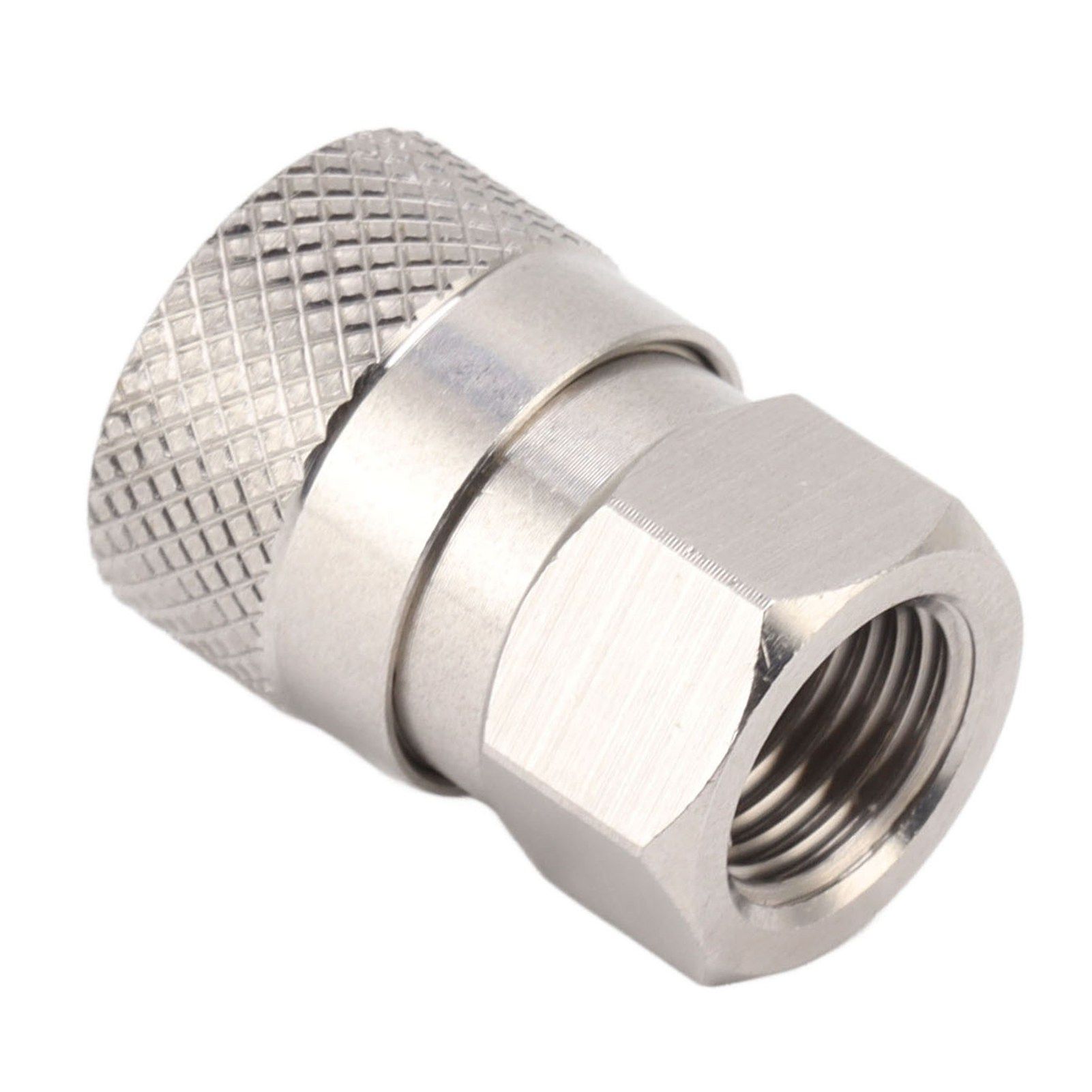 CO2 Refill Connector 304 Stainless Steel Gas Filling Adapter 1/8NPT Female view 11