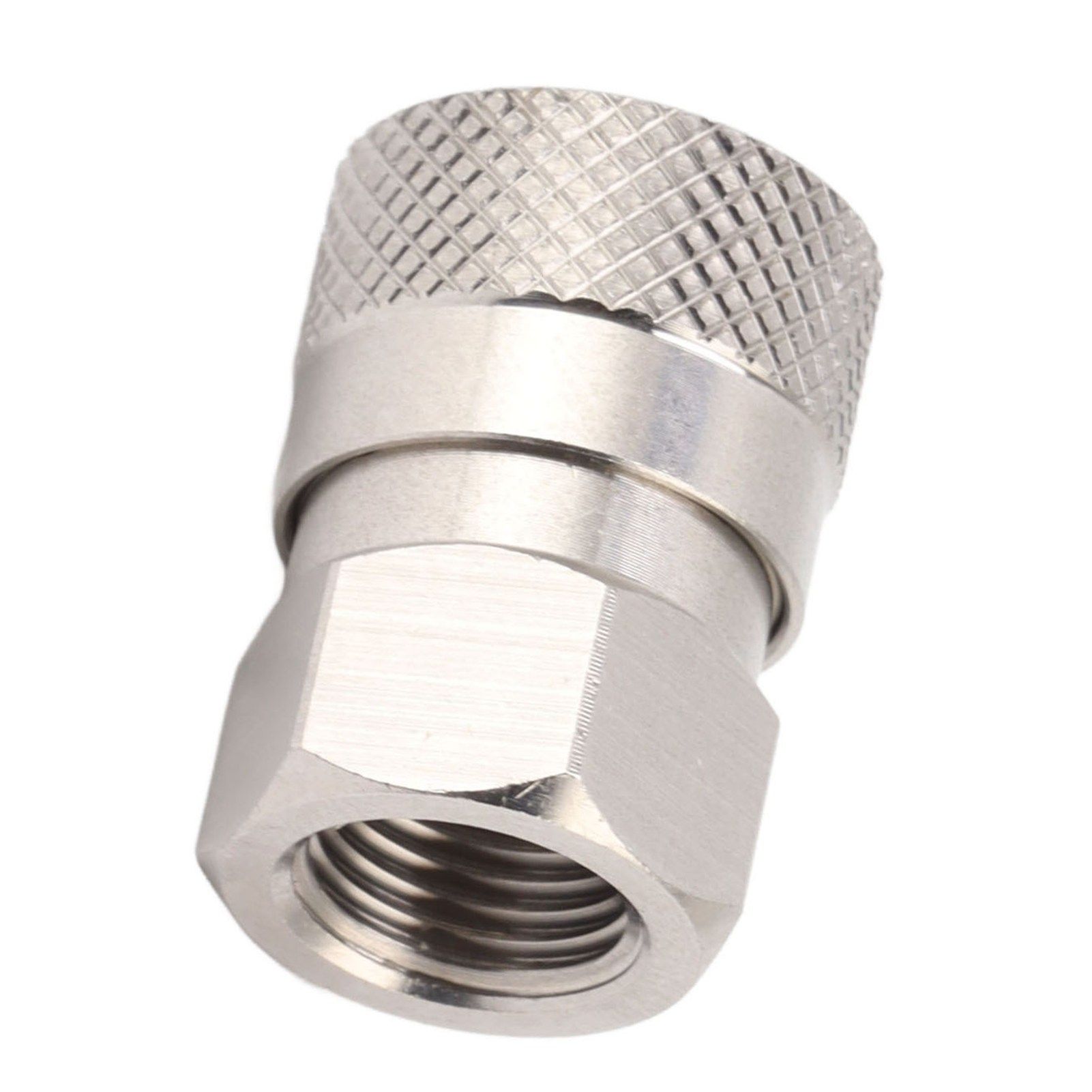 CO2 Refill Connector 304 Stainless Steel Gas Filling Adapter 1/8NPT Female view 12