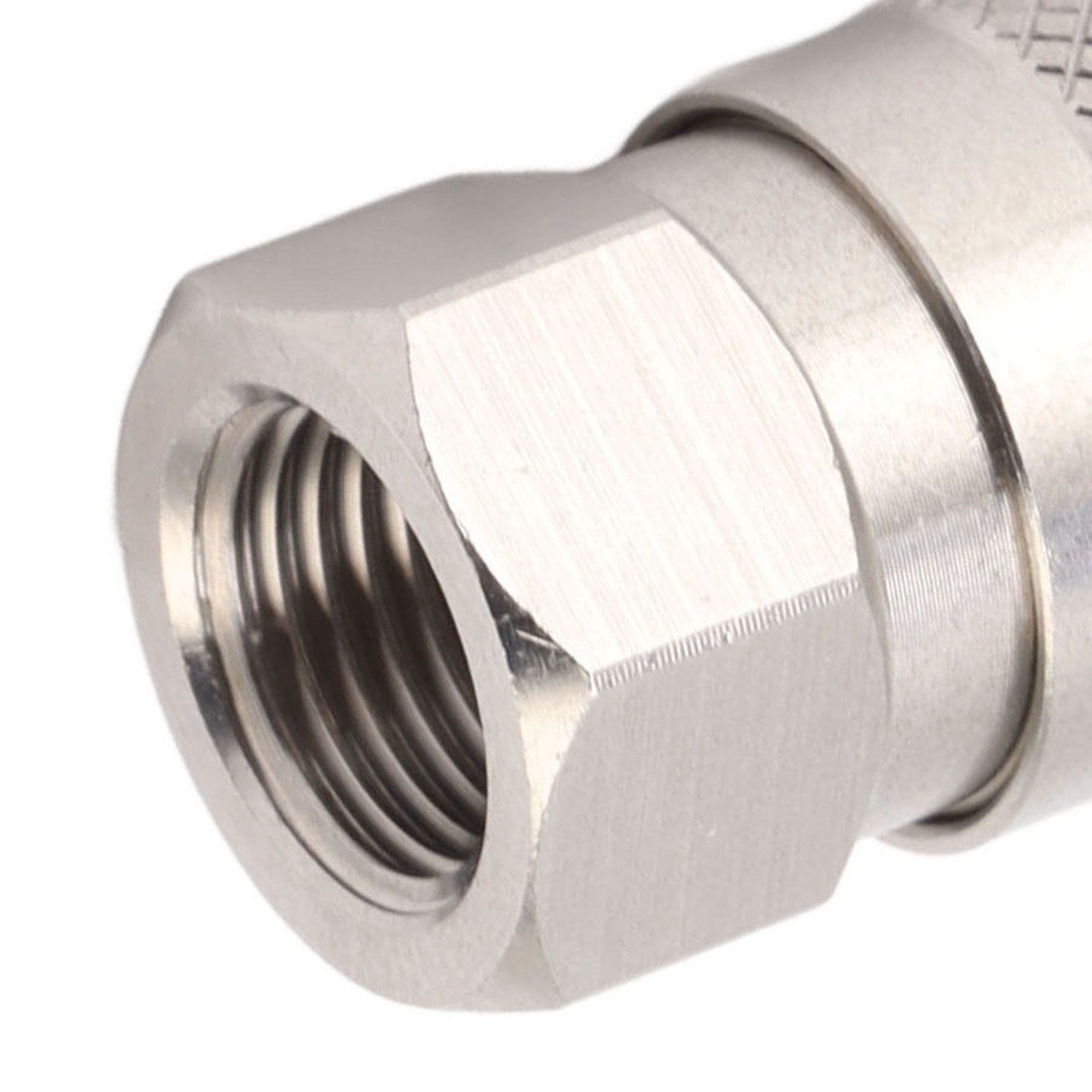 CO2 Refill Connector 304 Stainless Steel Gas Filling Adapter 1/8NPT Female view 15