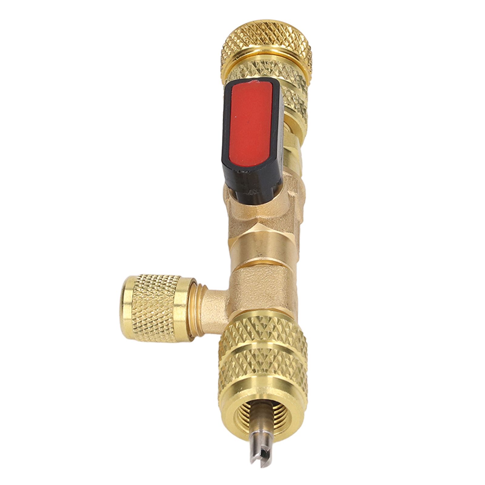 Valve Core Remover 1/4SAE 5/16SAE Port Air Conditioning Line Repair Tool for view 4
