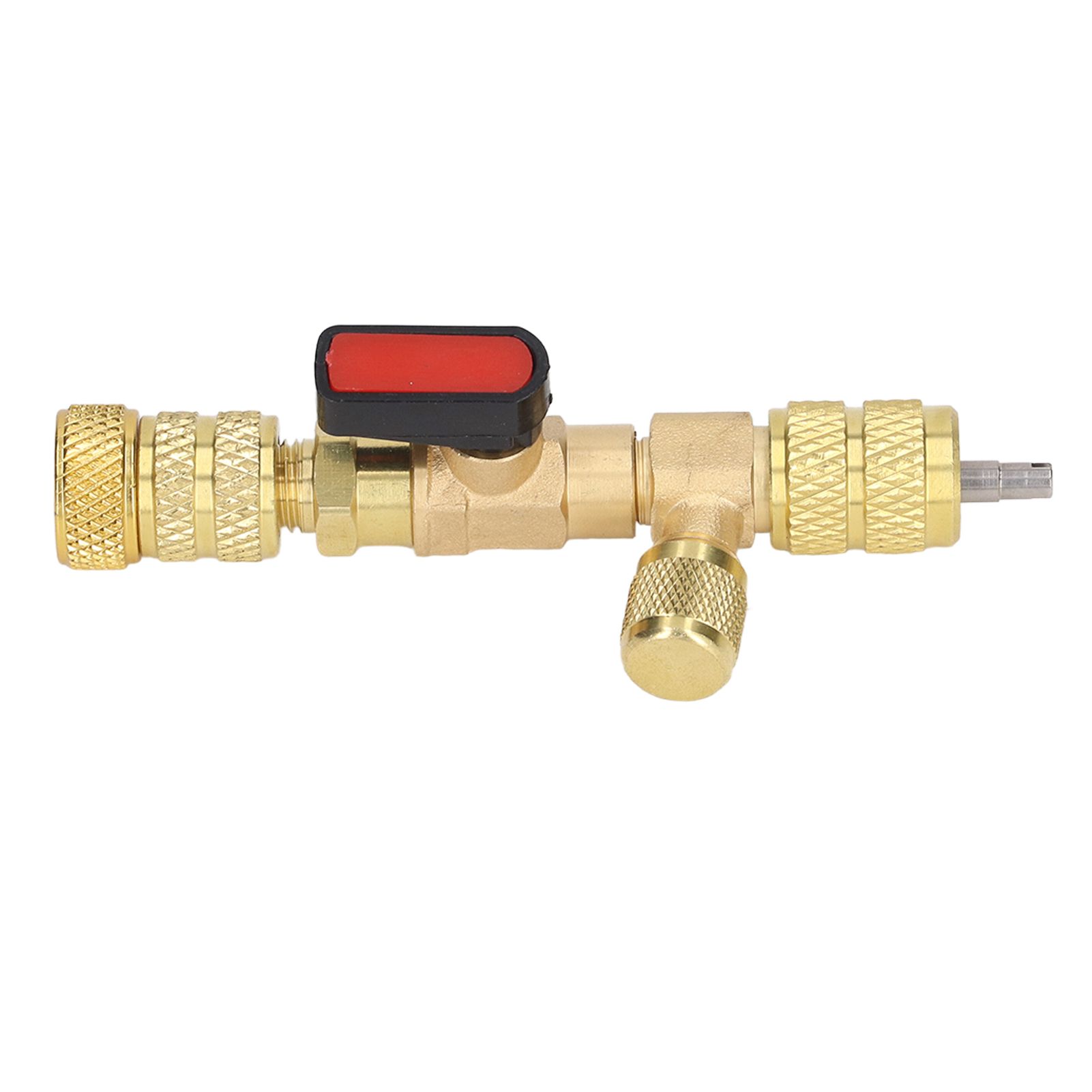 Valve Core Remover 1/4SAE 5/16SAE Port Air Conditioning Line Repair Tool for view 6
