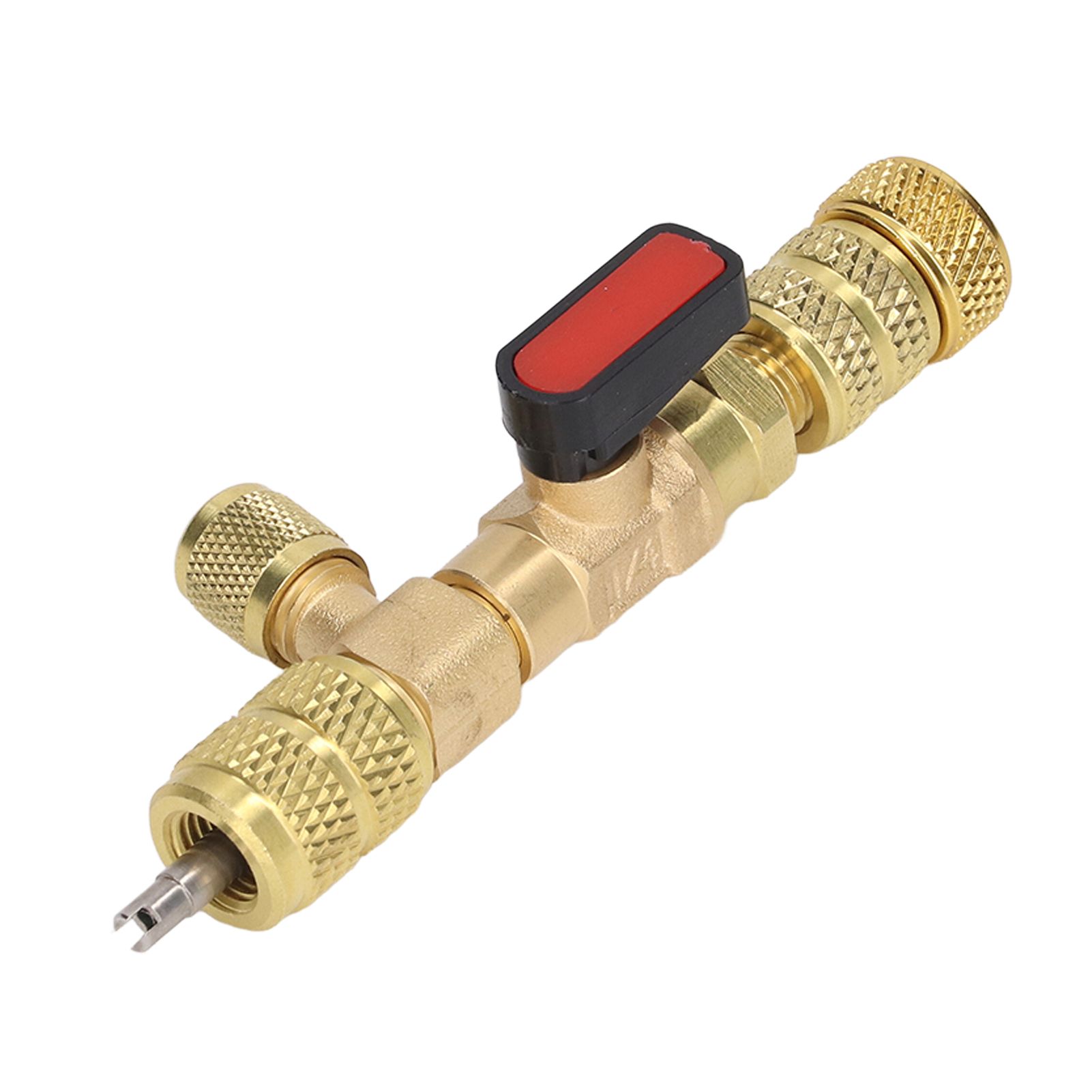 Valve Core Remover 1/4SAE 5/16SAE Port Air Conditioning Line Repair Tool for view 9