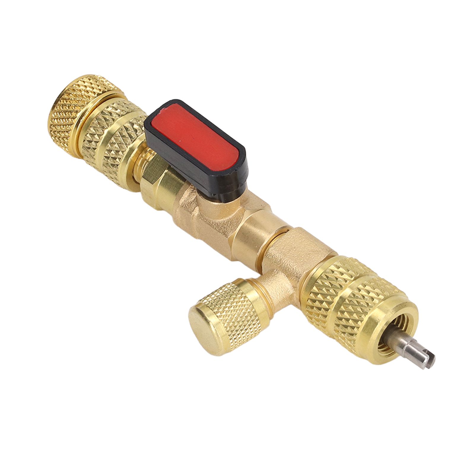 Valve Core Remover 1/4SAE 5/16SAE Port Air Conditioning Line Repair Tool for view 10