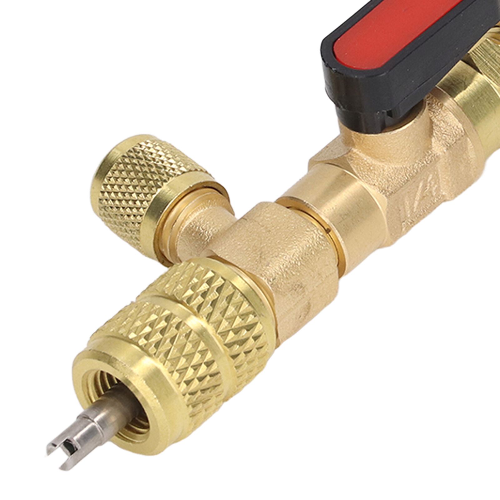 Valve Core Remover 1/4SAE 5/16SAE Port Air Conditioning Line Repair Tool for view 13