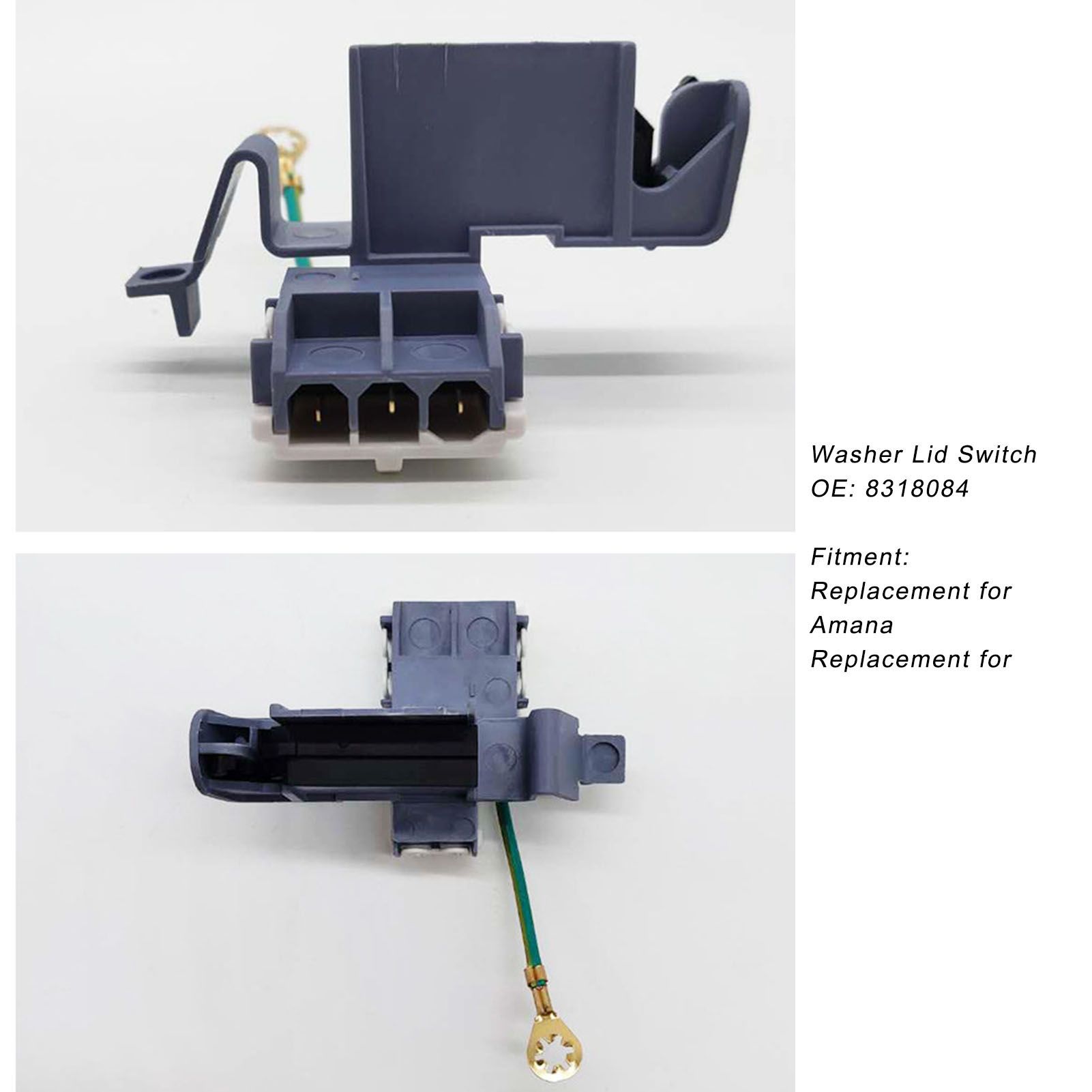 Washer Lid Switch 8318084 Washing Machine Switch Accessories Replacement for view 10