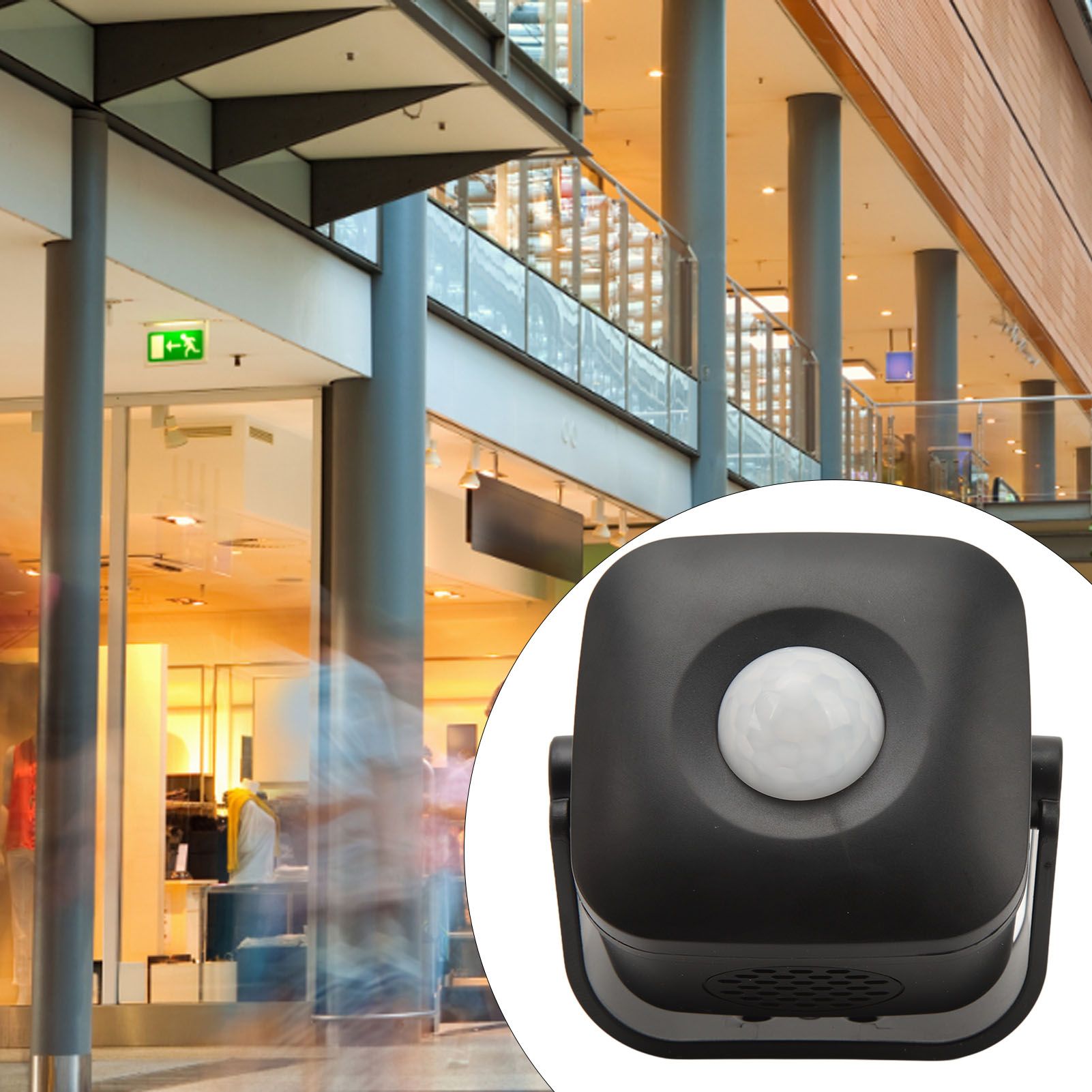 Entrance Welcome Doorbell Infrared Motion Sensor Alarm Detector Audio Player view 11