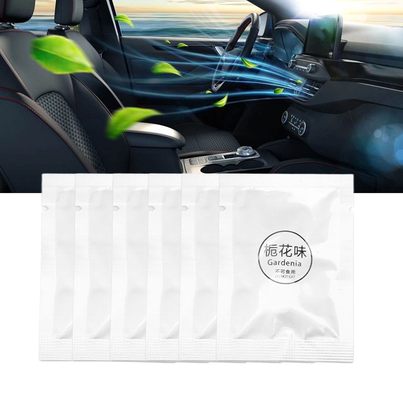 6 Pack Car Fragrance Replacement Tablets Portable Air Vent Clip Replacement view 12