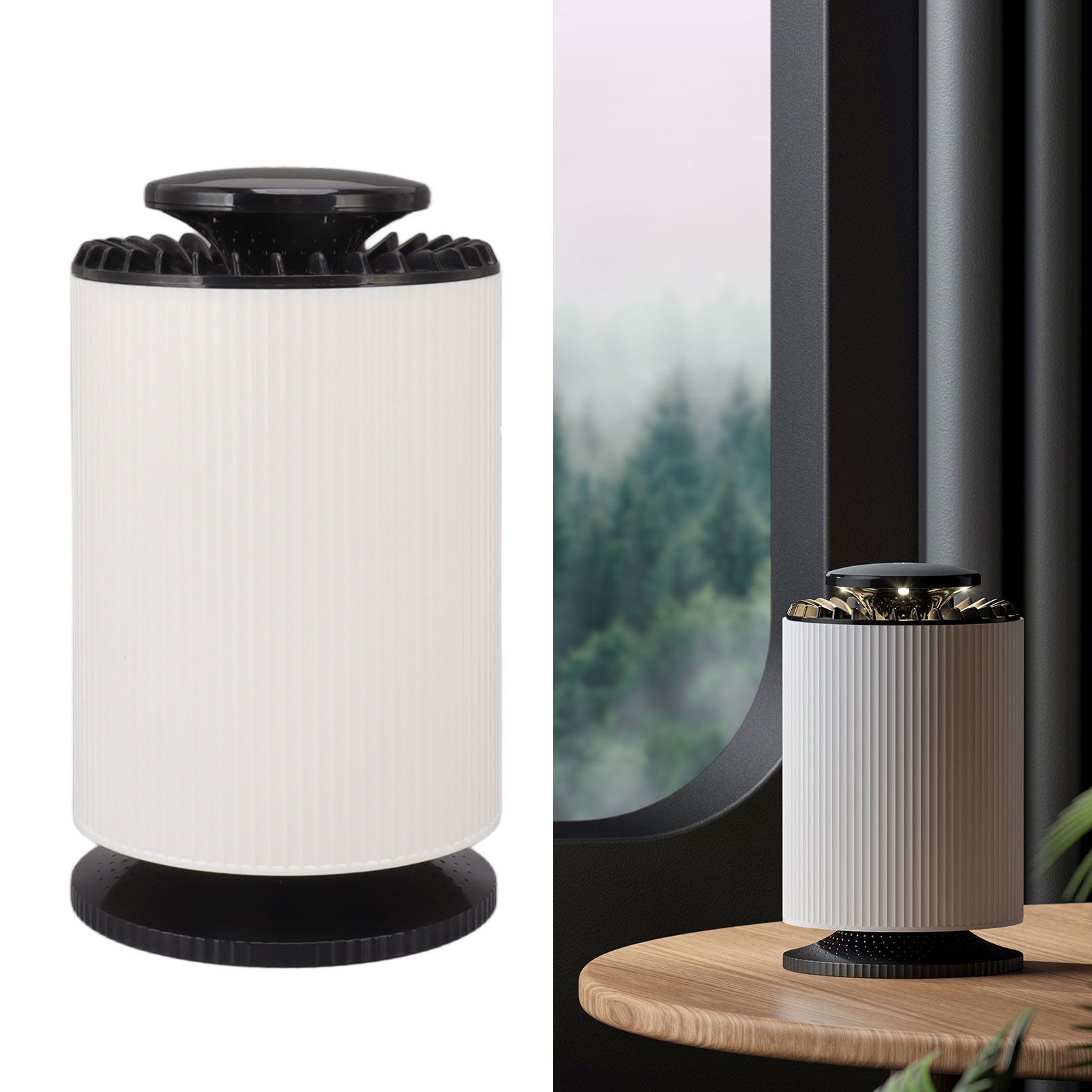 Home Air Purifier Desktop Air Cleaner Small Table Lamp with Filter for Bedroom view 12