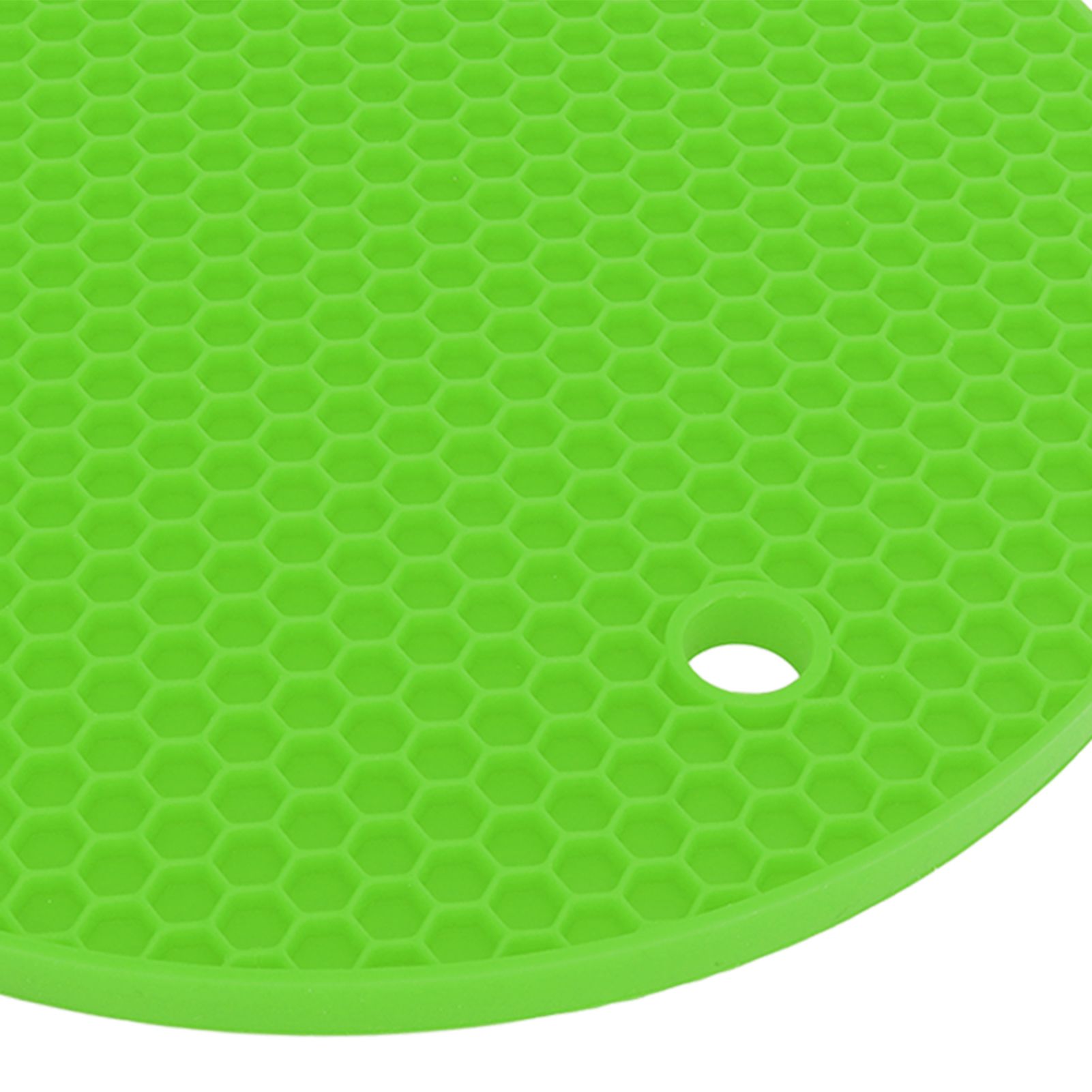 5PCS Silicone Trivet Mats Round Multipurpose Heat Resistant Non Slip Pads Pot view 14