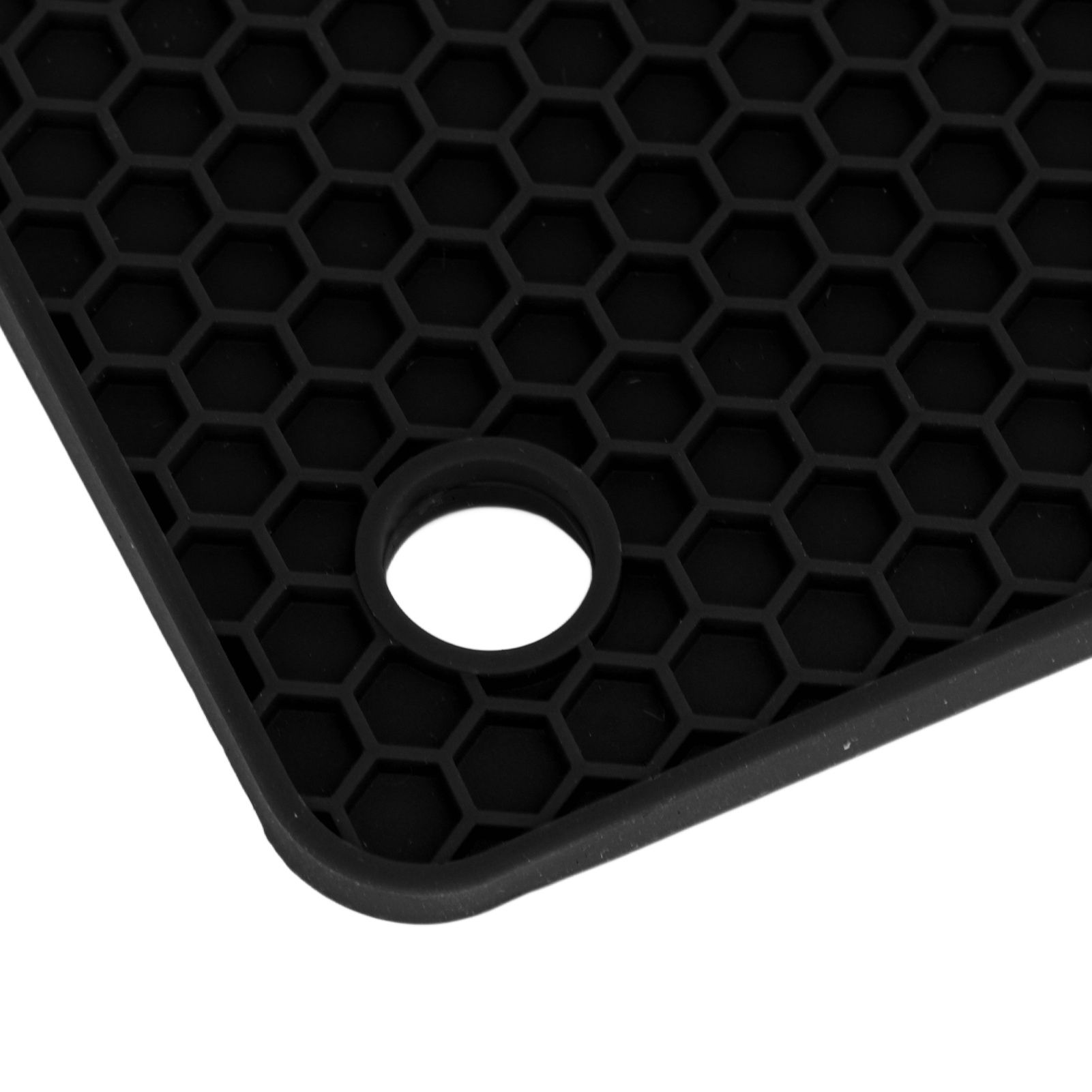 5Pcs Silicone Trivet Mat Square Round Honeycomb Hot Pad Non Slip Heat view 14