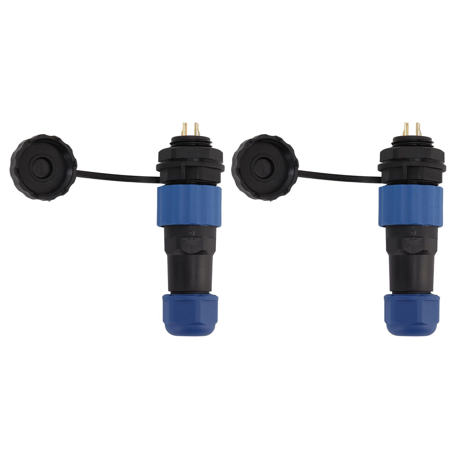 2Pcs SD16 IP68 Waterproof Aviation Connector SD16 Female Plug Male Socket G3/8
