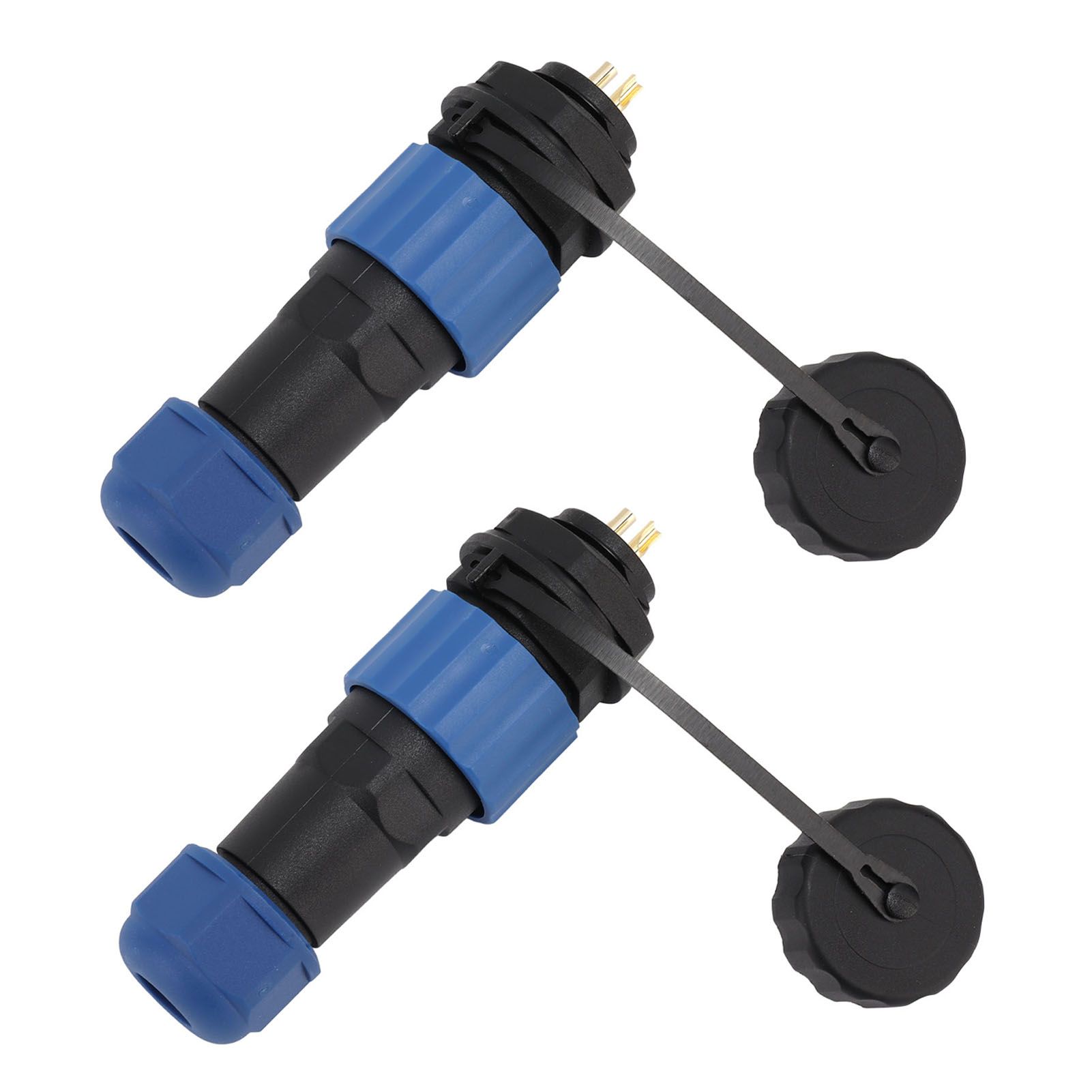 2Pcs SD16 IP68 Waterproof Aviation Connector SD16 Female Plug Male Socket G3/8 view 3