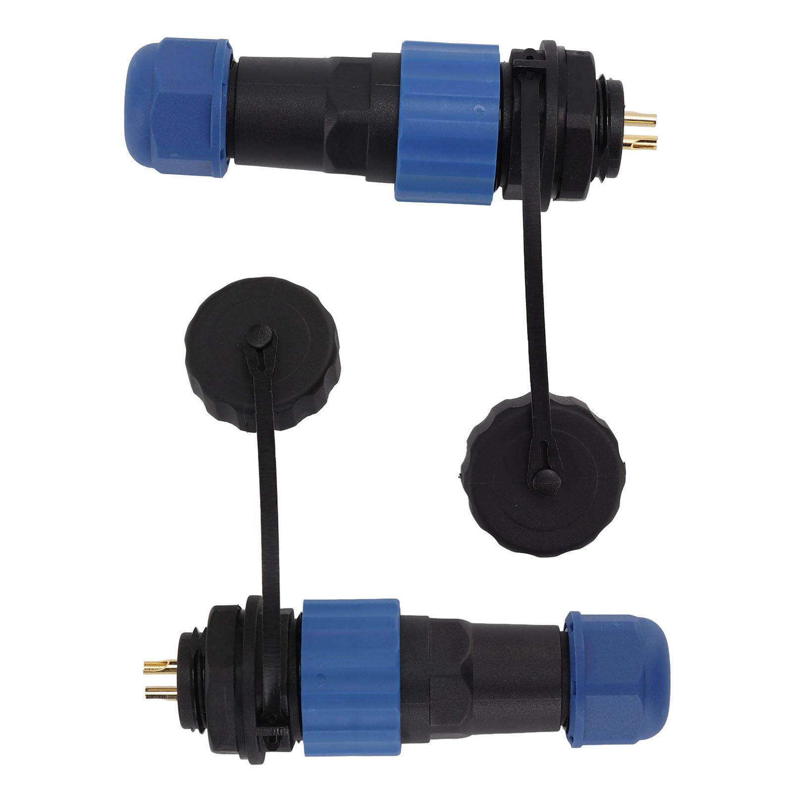 2Pcs SD16 IP68 Waterproof Aviation Connector SD16 Female Plug Male Socket G3/8 view 9