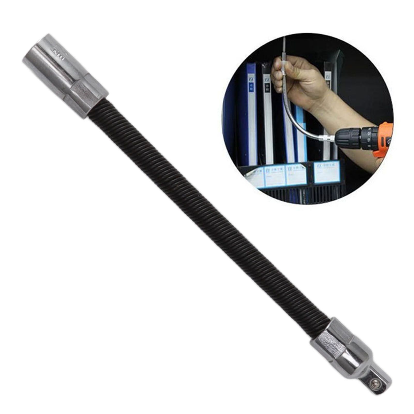 Wrench Extension Rod Bendable Universal Flexible Shaft Sleeve Extension Bar view 12