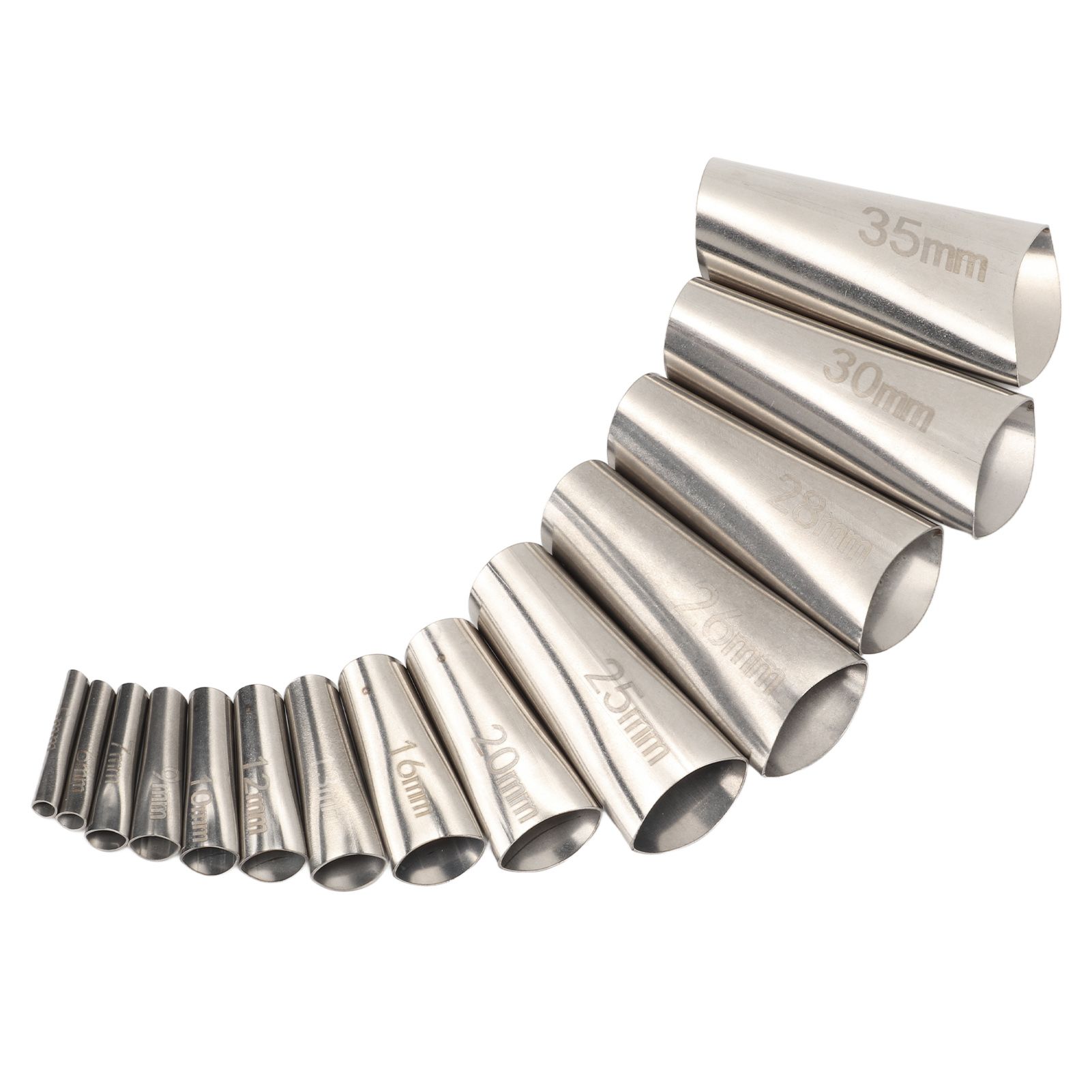 14pcs Caulking Nozzle Applicator 45 Degree Professional Stainless Steel view 3